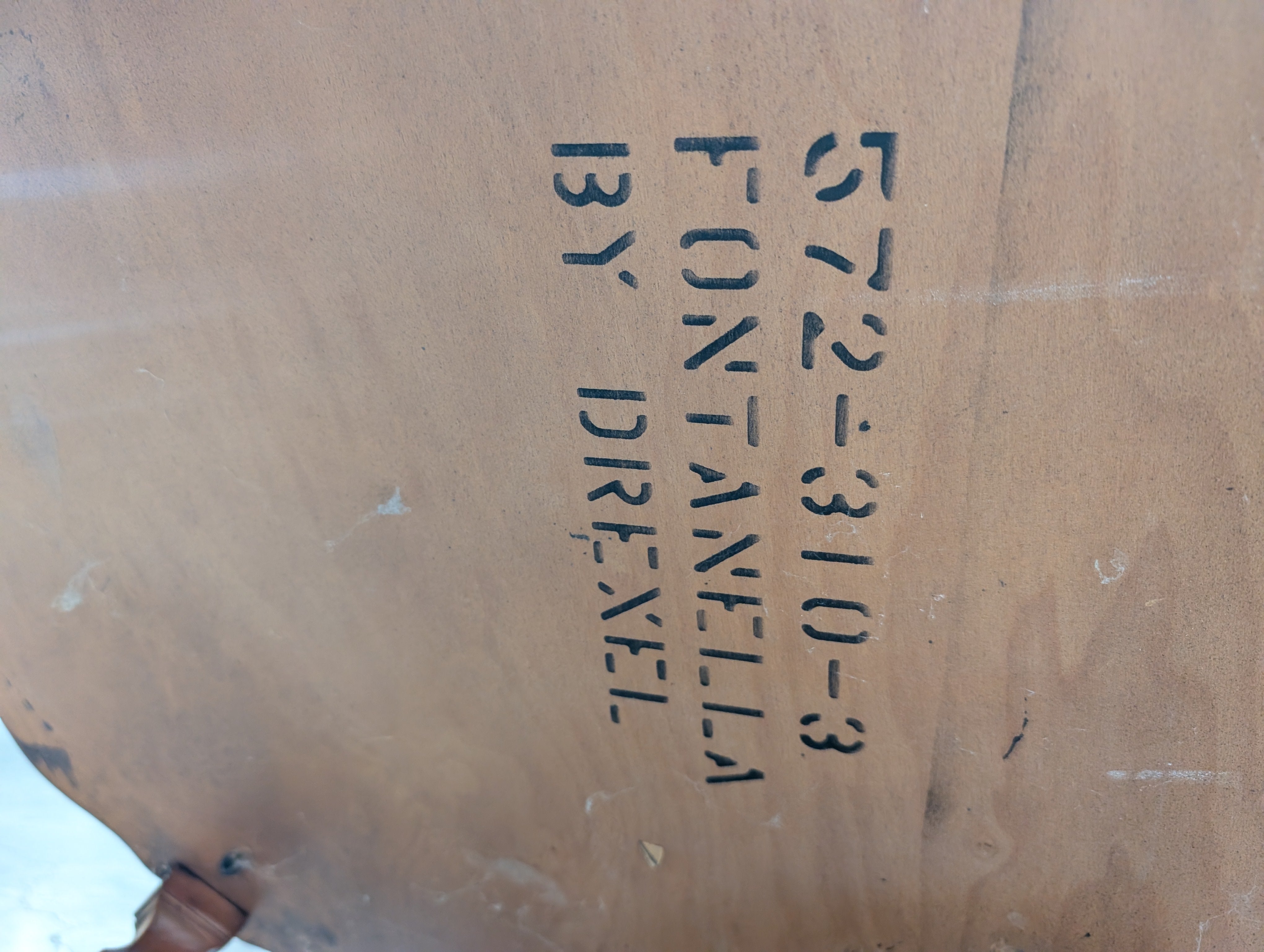 Octagonal DREXEL Two-Tier Wood Accent Table