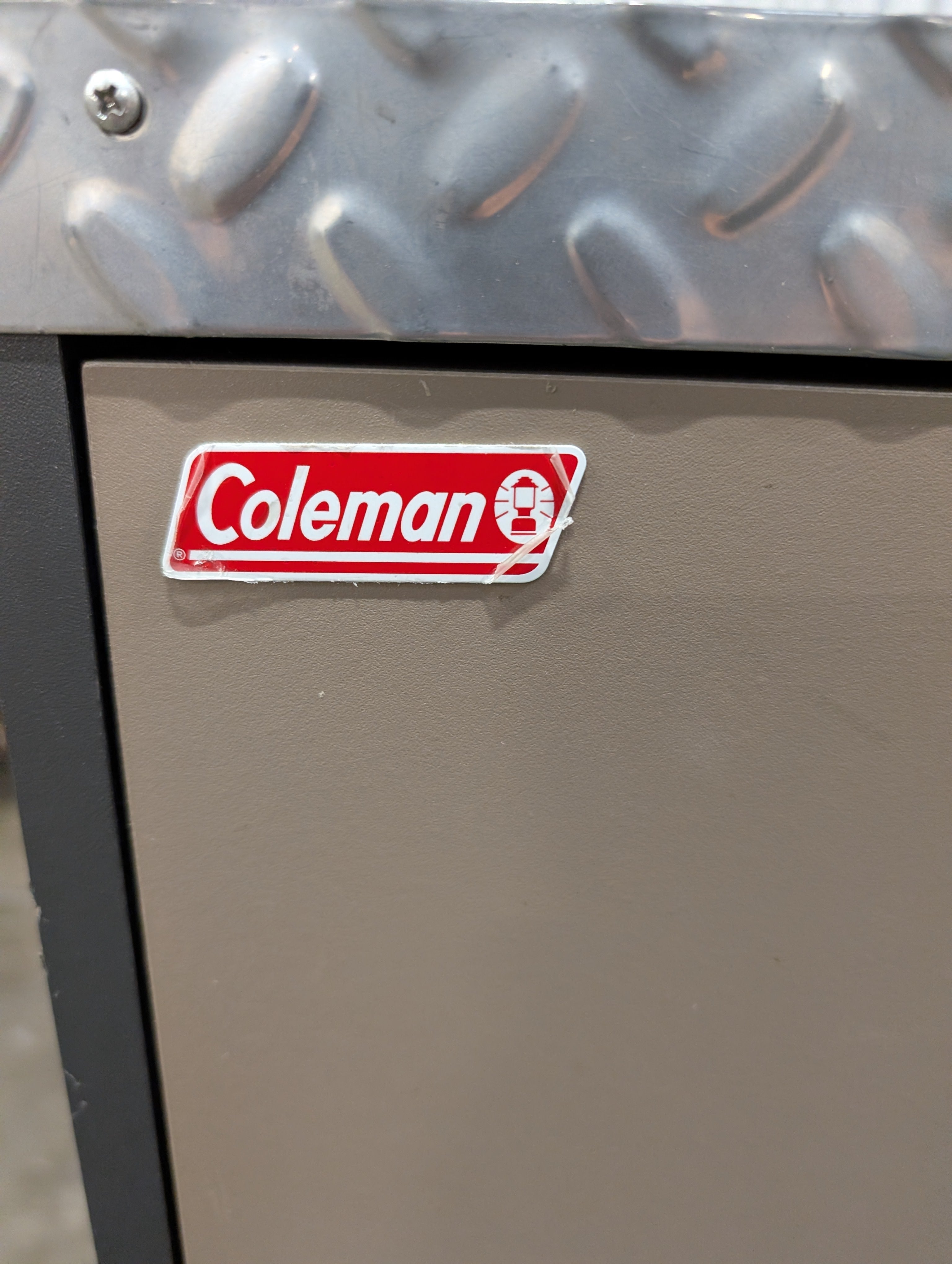 Coleman Three-Drawer Storage Cabinet with Light Beige Finish