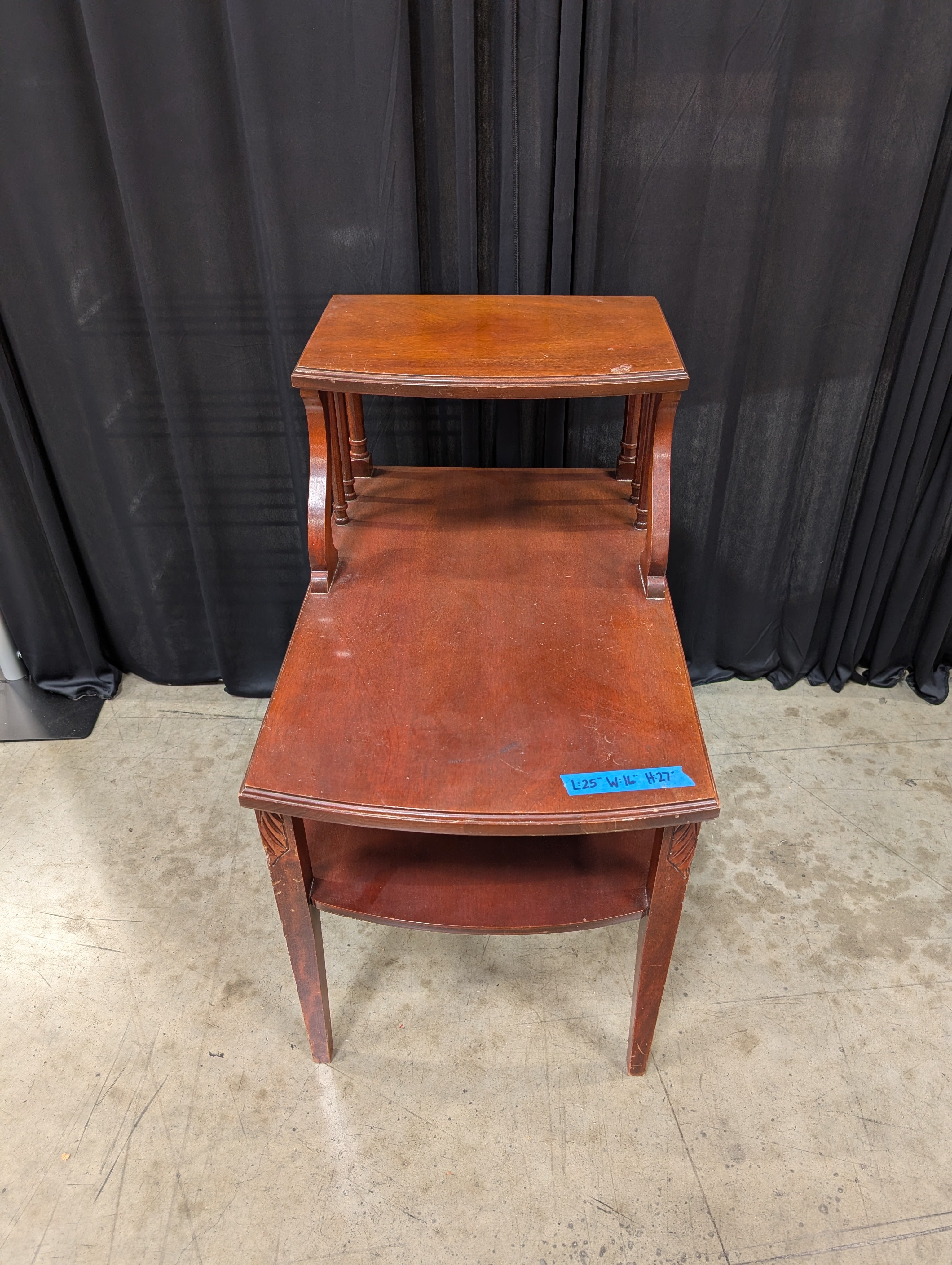 Mersman Vintage Two-Tier Wood End Table