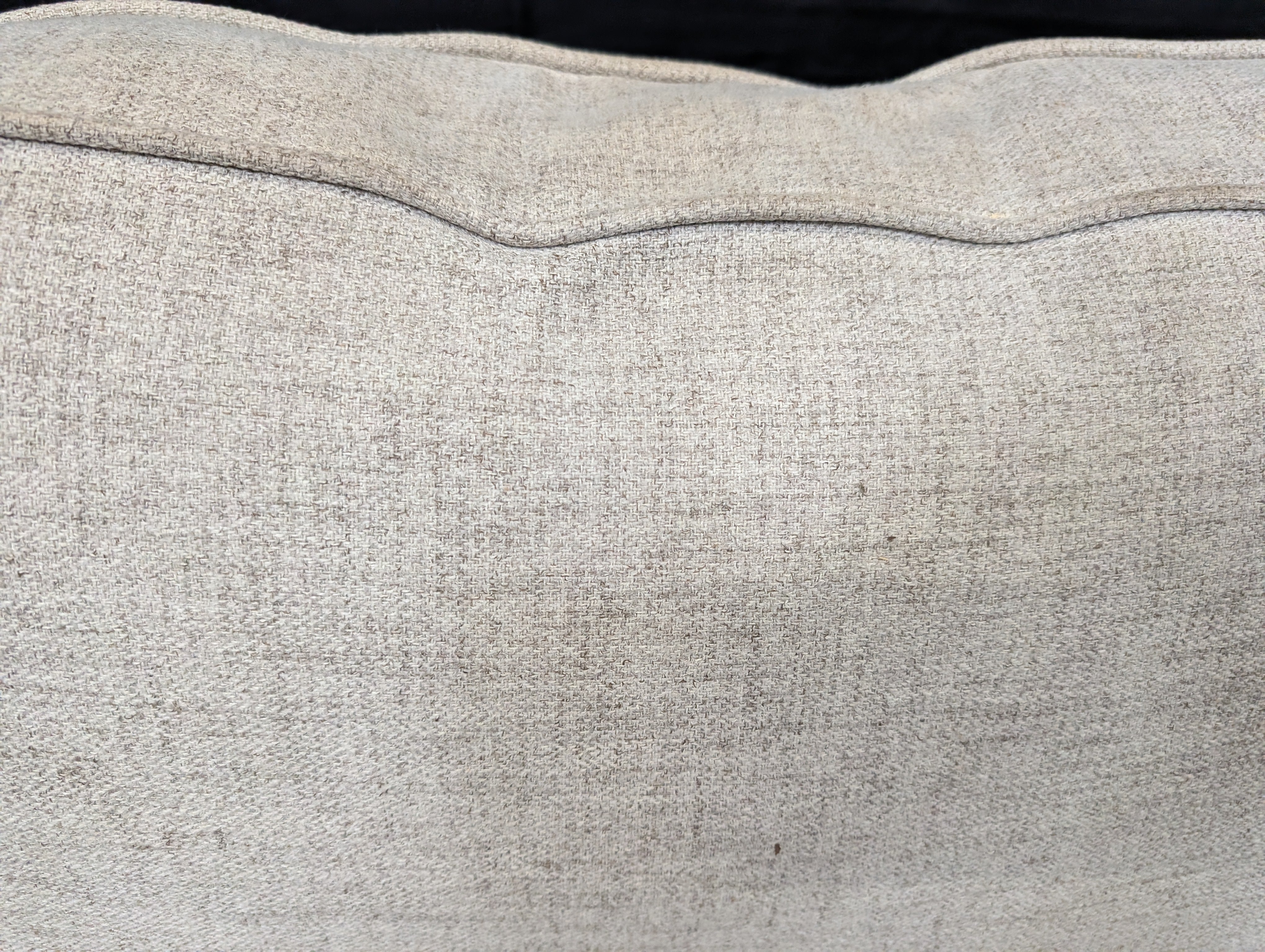 Textured Fabric Rolled Arm Accent Chair with Nailhead Trim