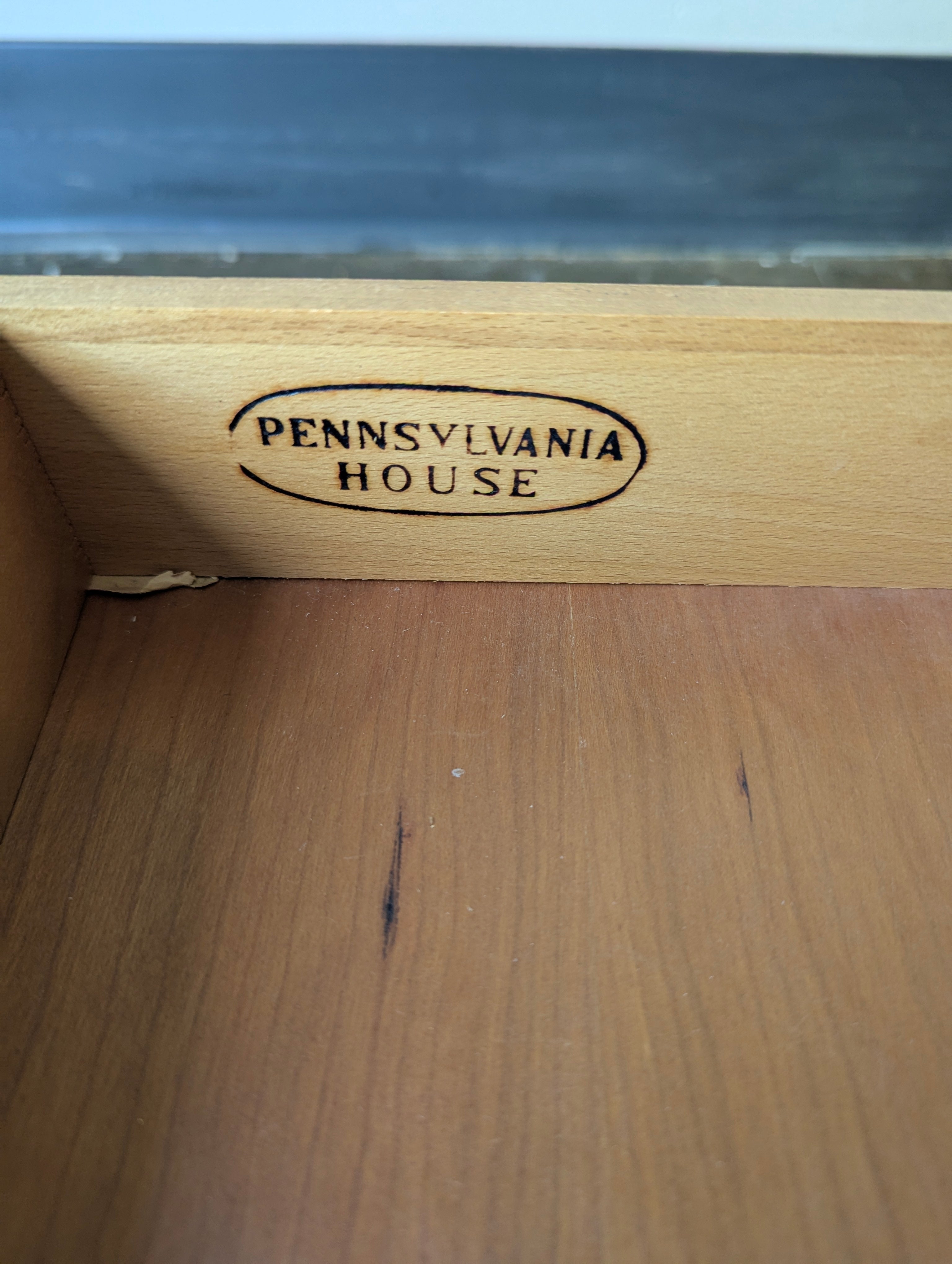 Pennsylvania House Traditional Wood Side Table with Drawer