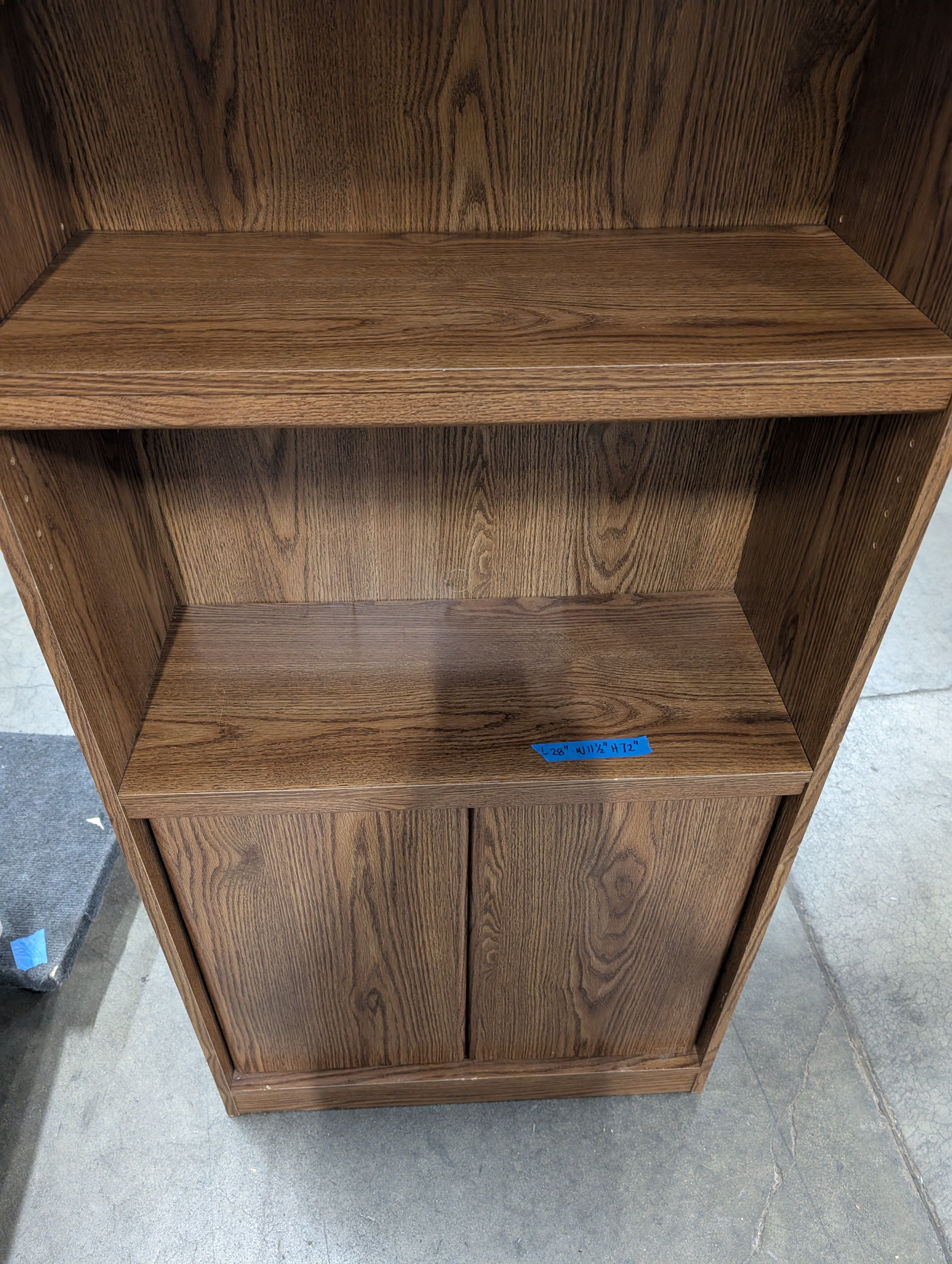 Versatile Wood-Look Tall Storage Cabinet with Adjustable Shelving