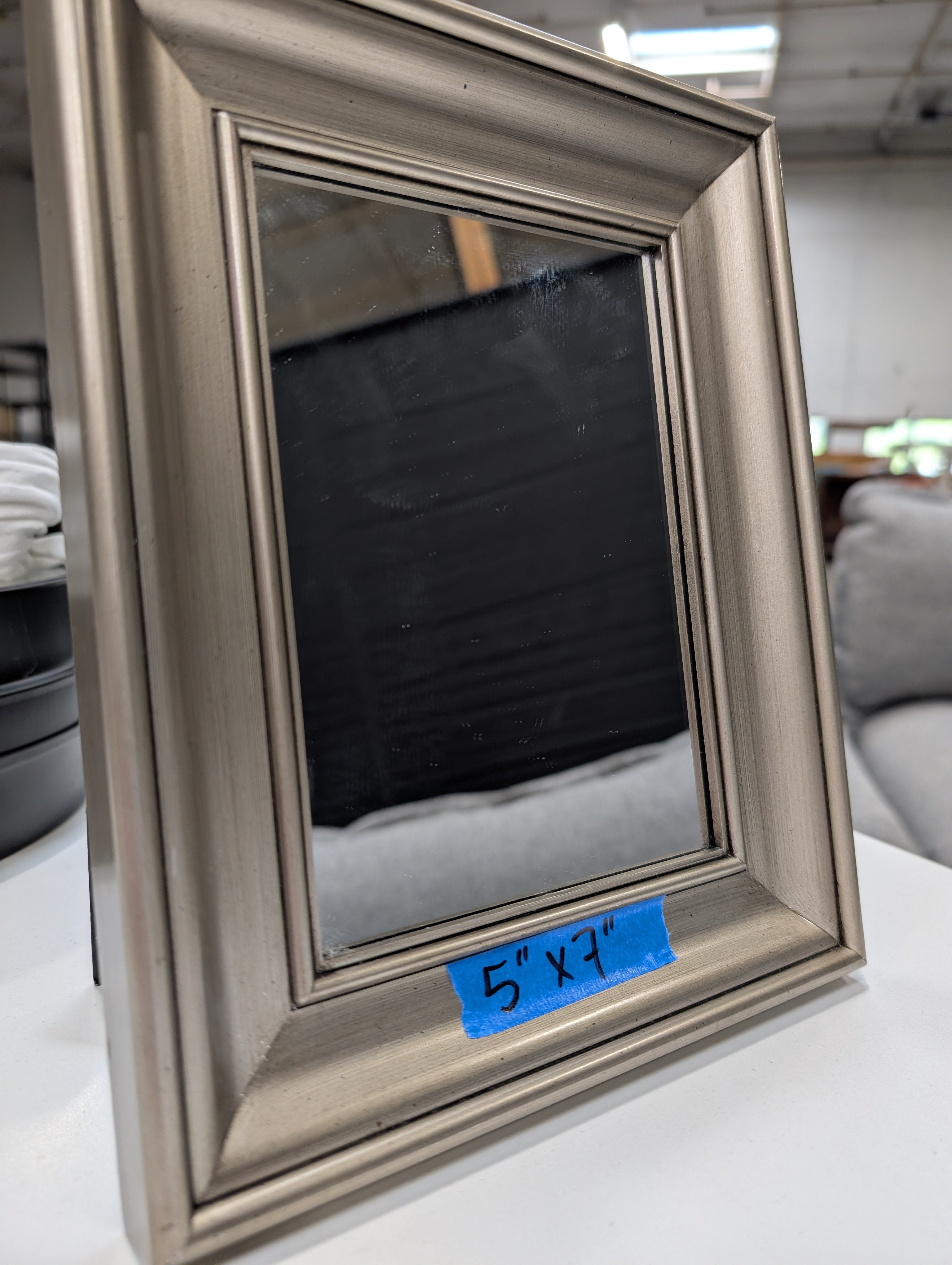 Versatile Rectangular Picture Frame with Stepped Profile