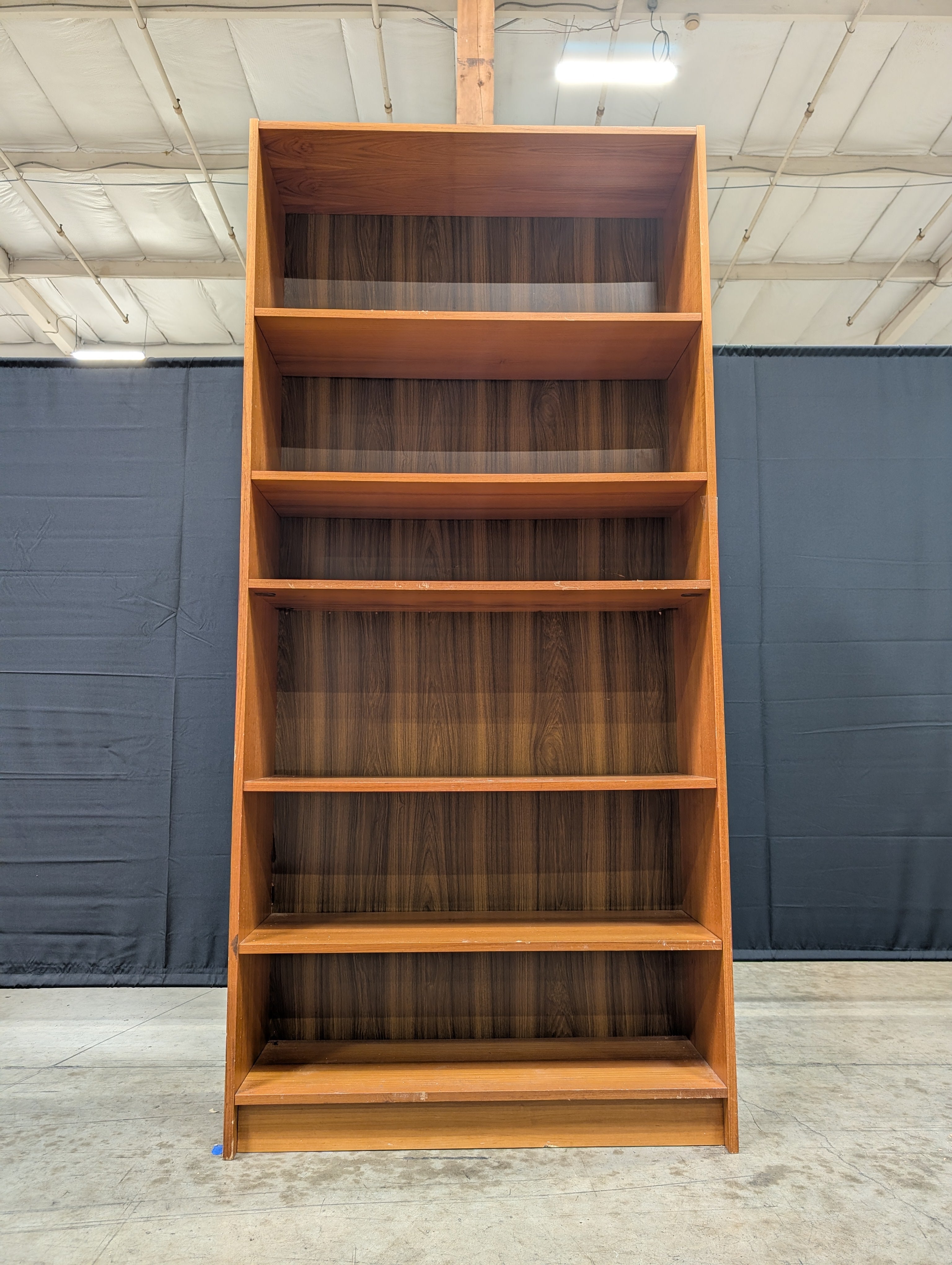 Five-Tier Freestanding Wooden Bookcase