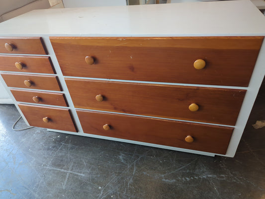 Two tone MCM crafters desk