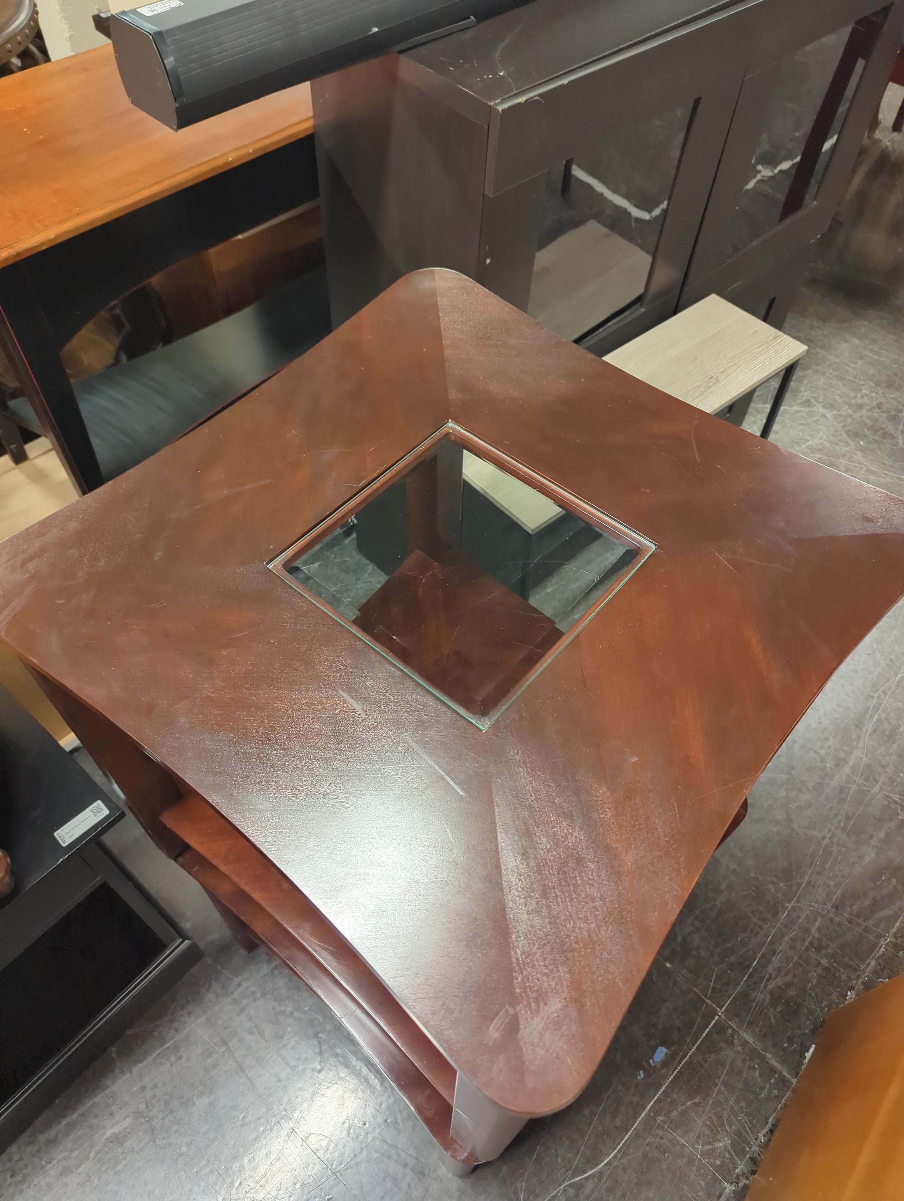 Dark Wood Side Table