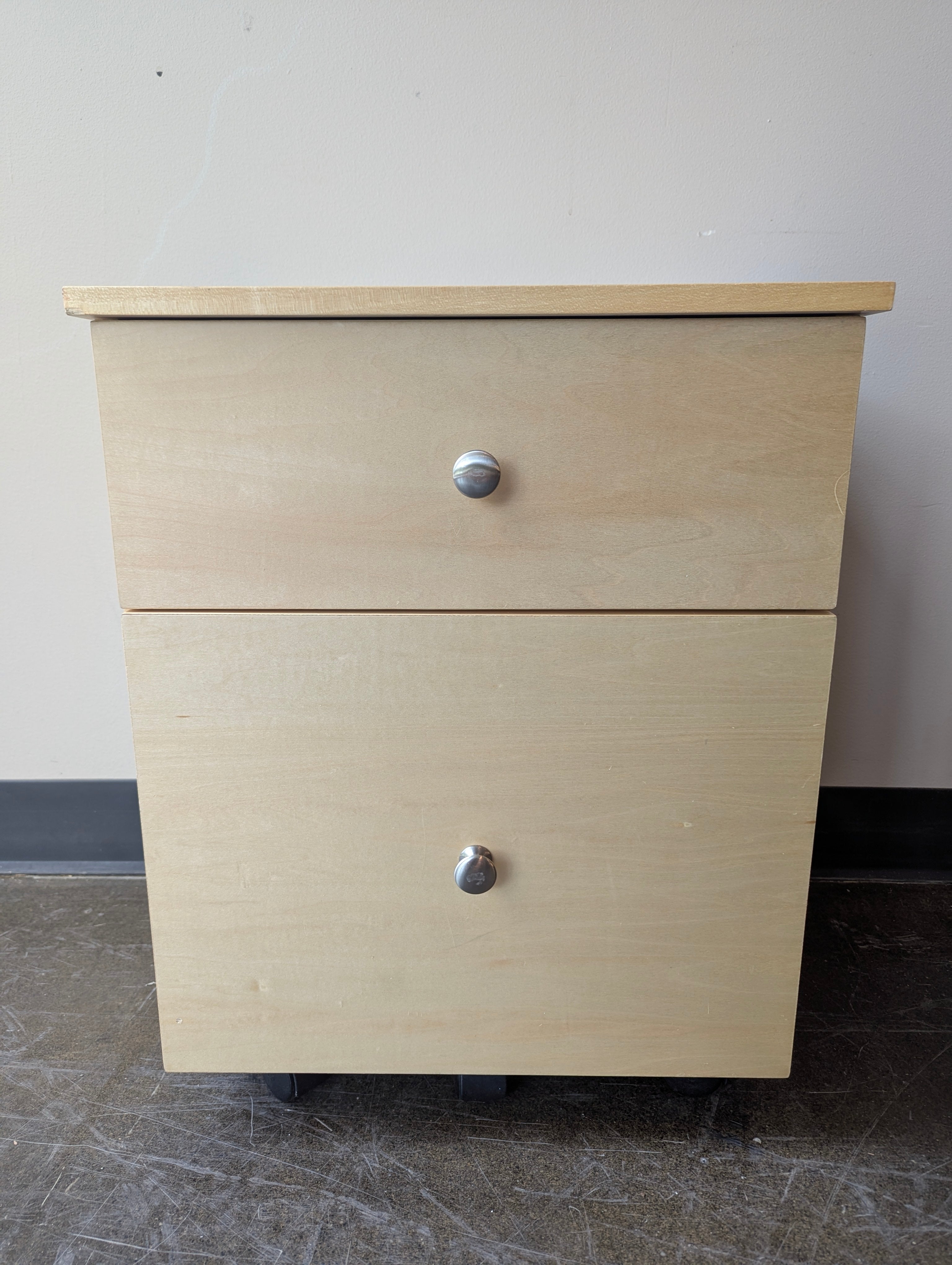 Light Wood Storage Drawers