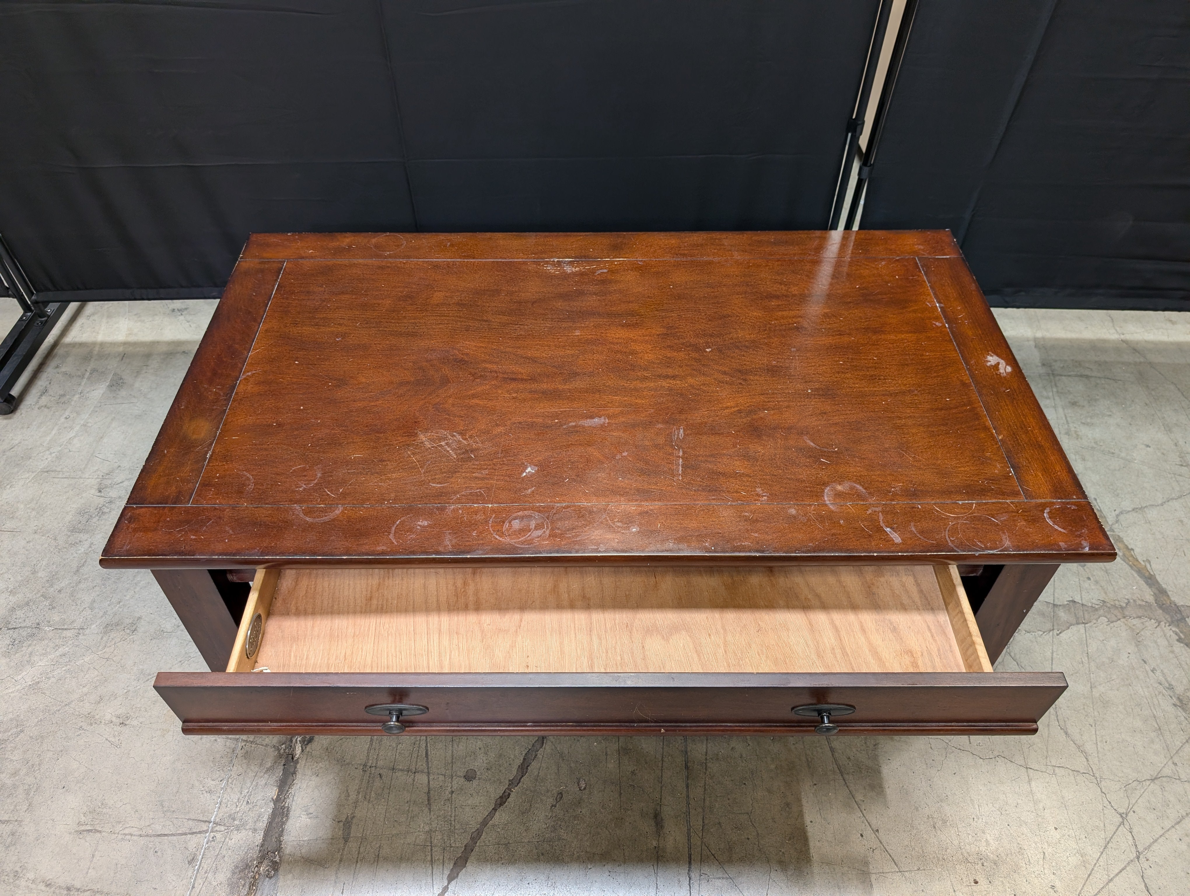 Dark Wood Ledgends Furniture coffee Table
