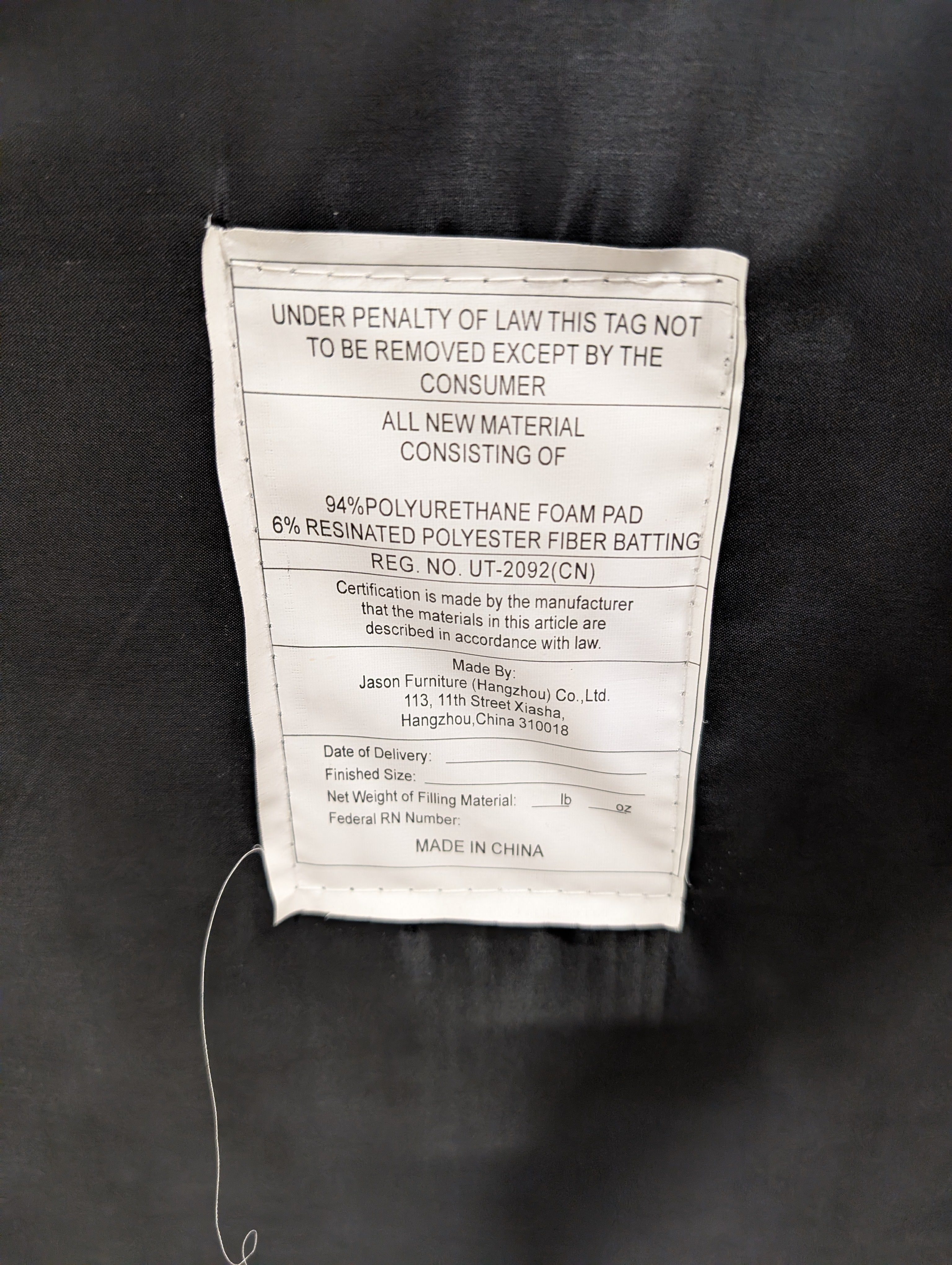 Contemporary Upholstered Accent Armchair in Dark Blue-Grey