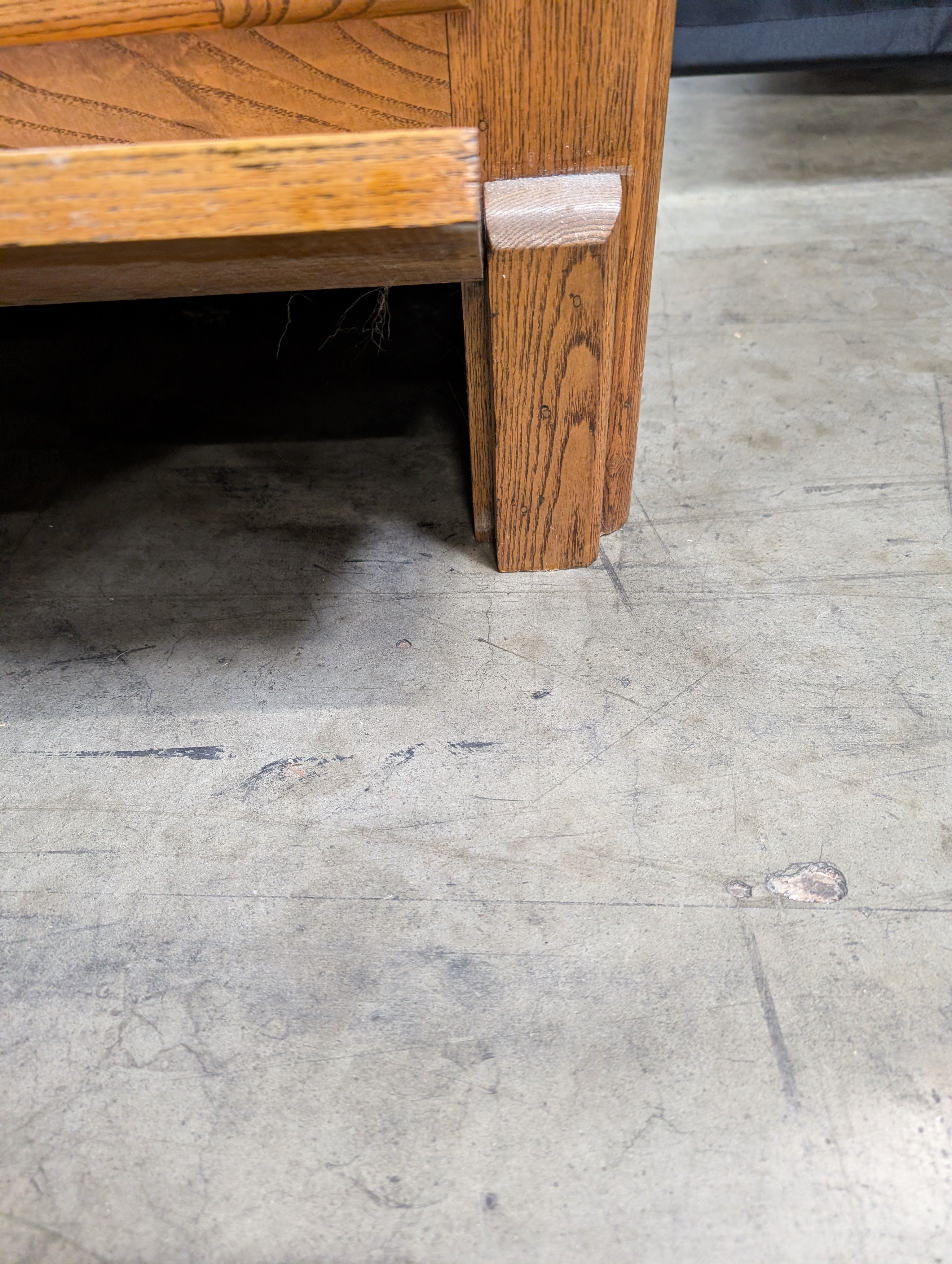 Vintage Oak Ice Box Cabinet