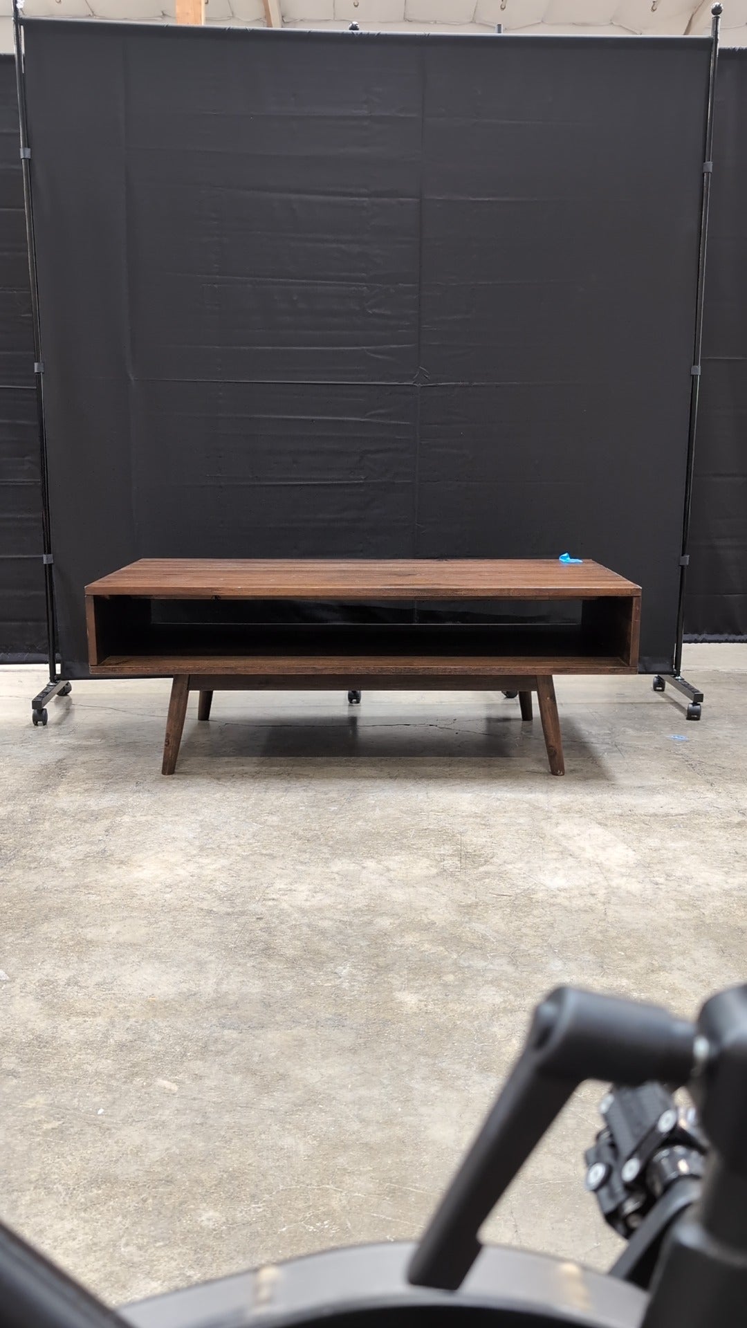 Modern Dark Brown Rectangular Coffee Table