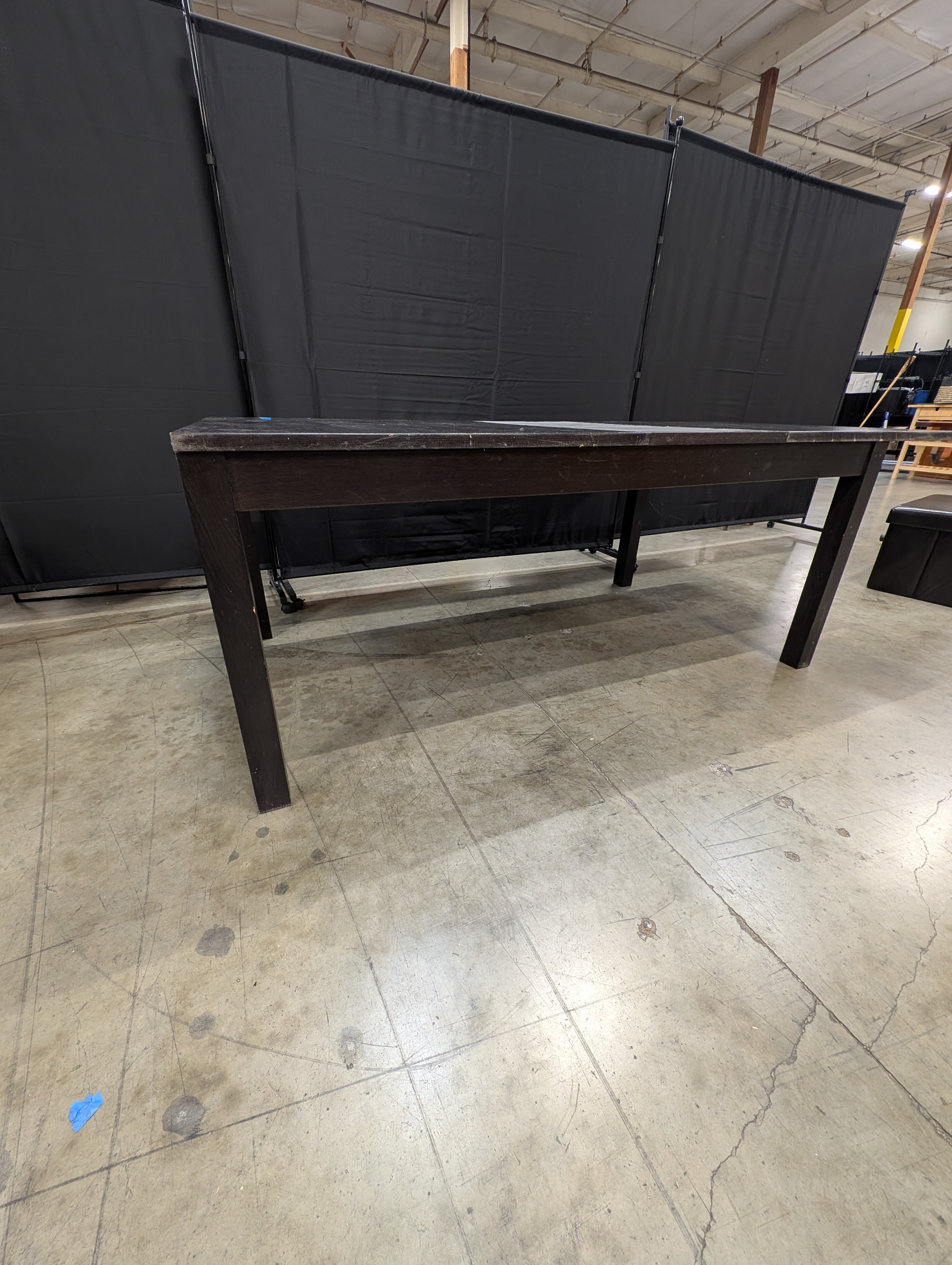 Dark Wood Rectangular IKEA Dining Table