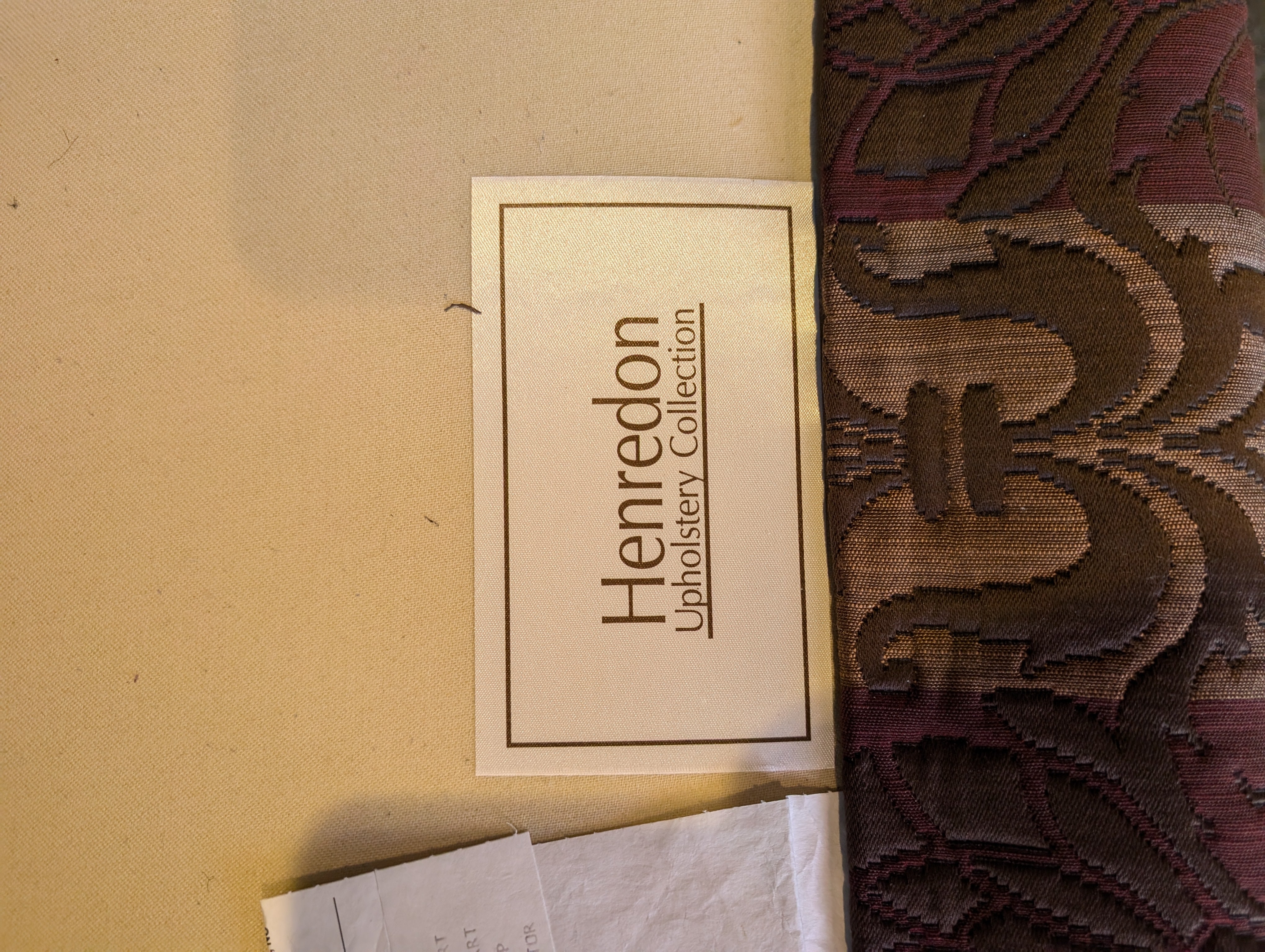 Henredon Traditional Three-Seat Sofa with Skirted Base