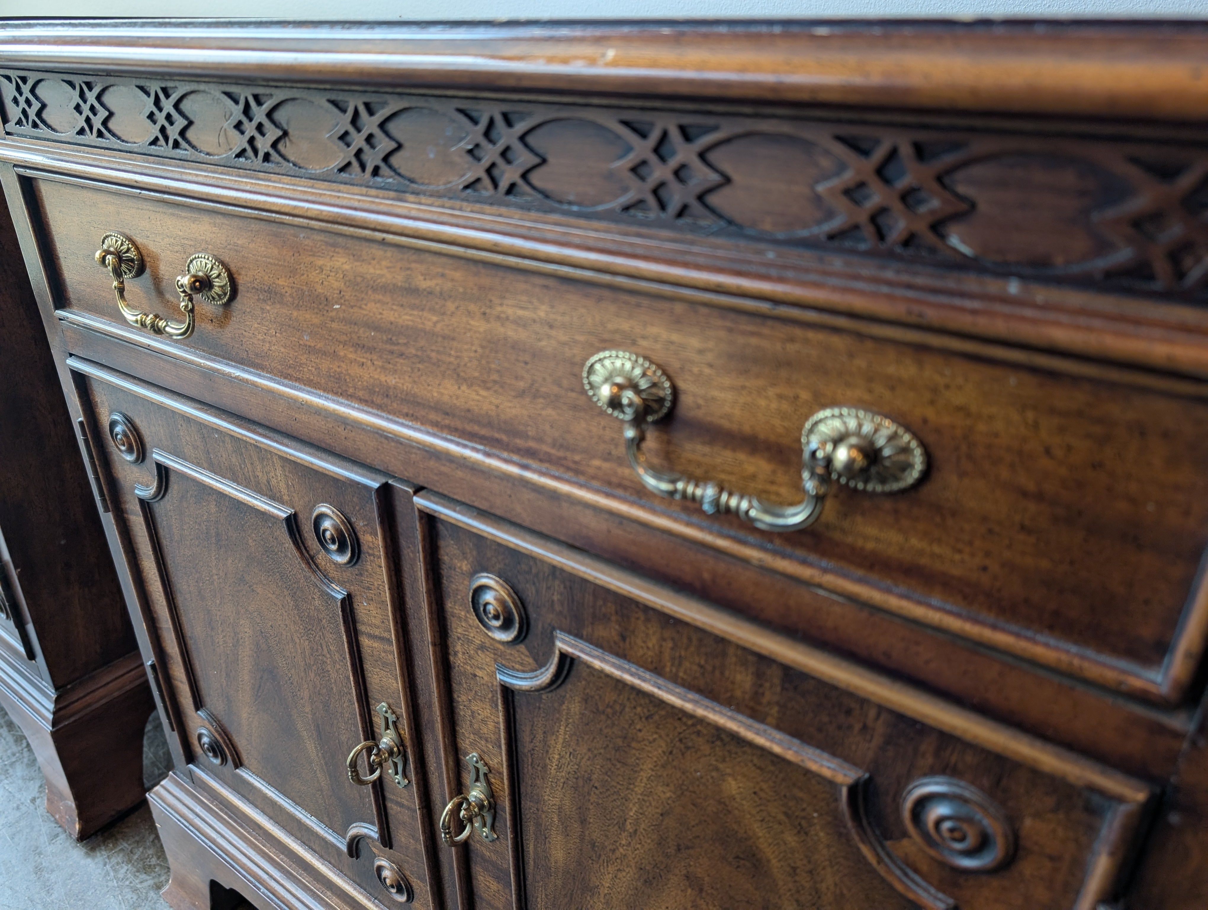 Pair of Century Furniture Traditional Wood Nightstand with Cabinet