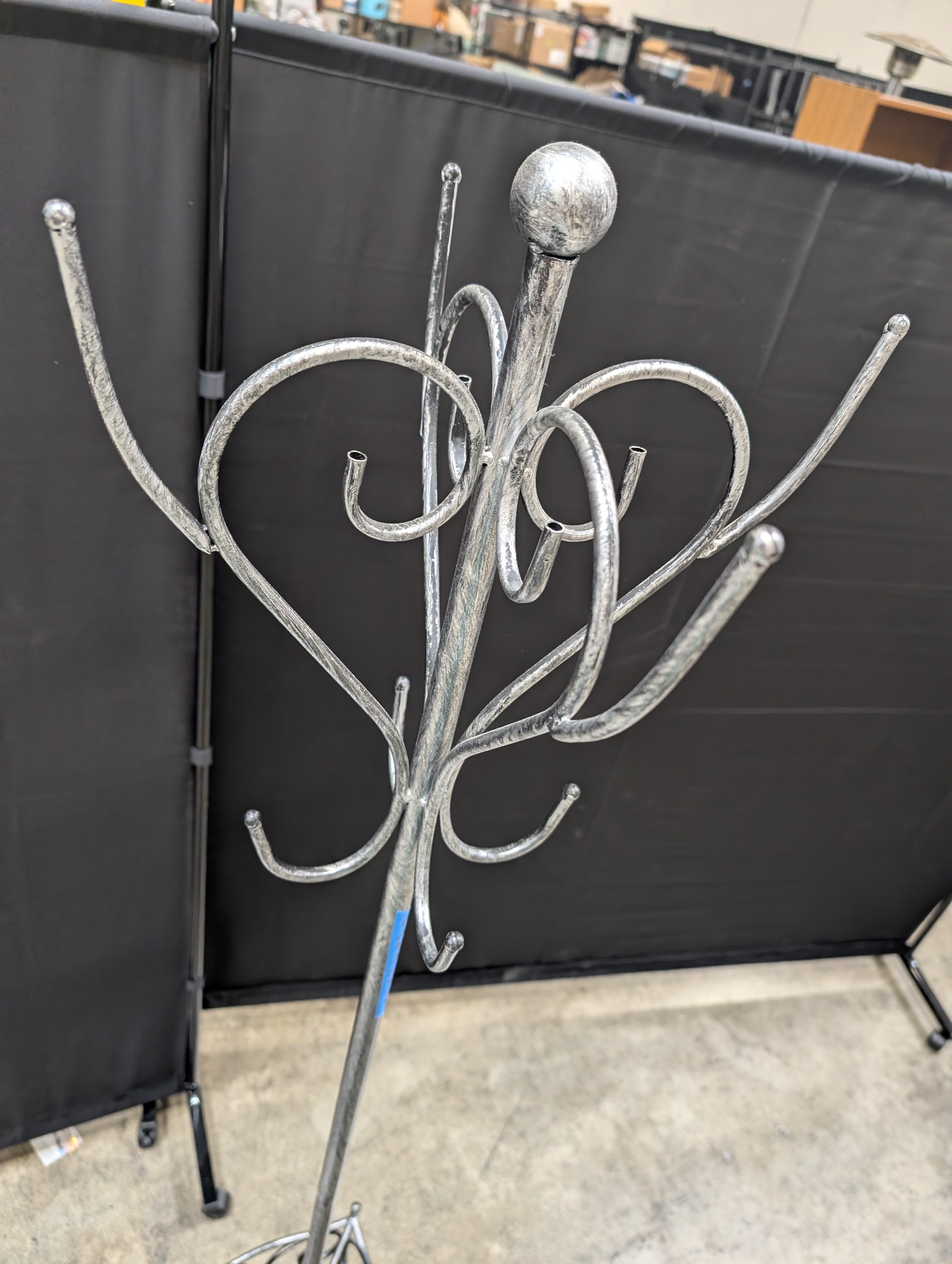 Decorative Metal Coat Rack with Umbrella Stand