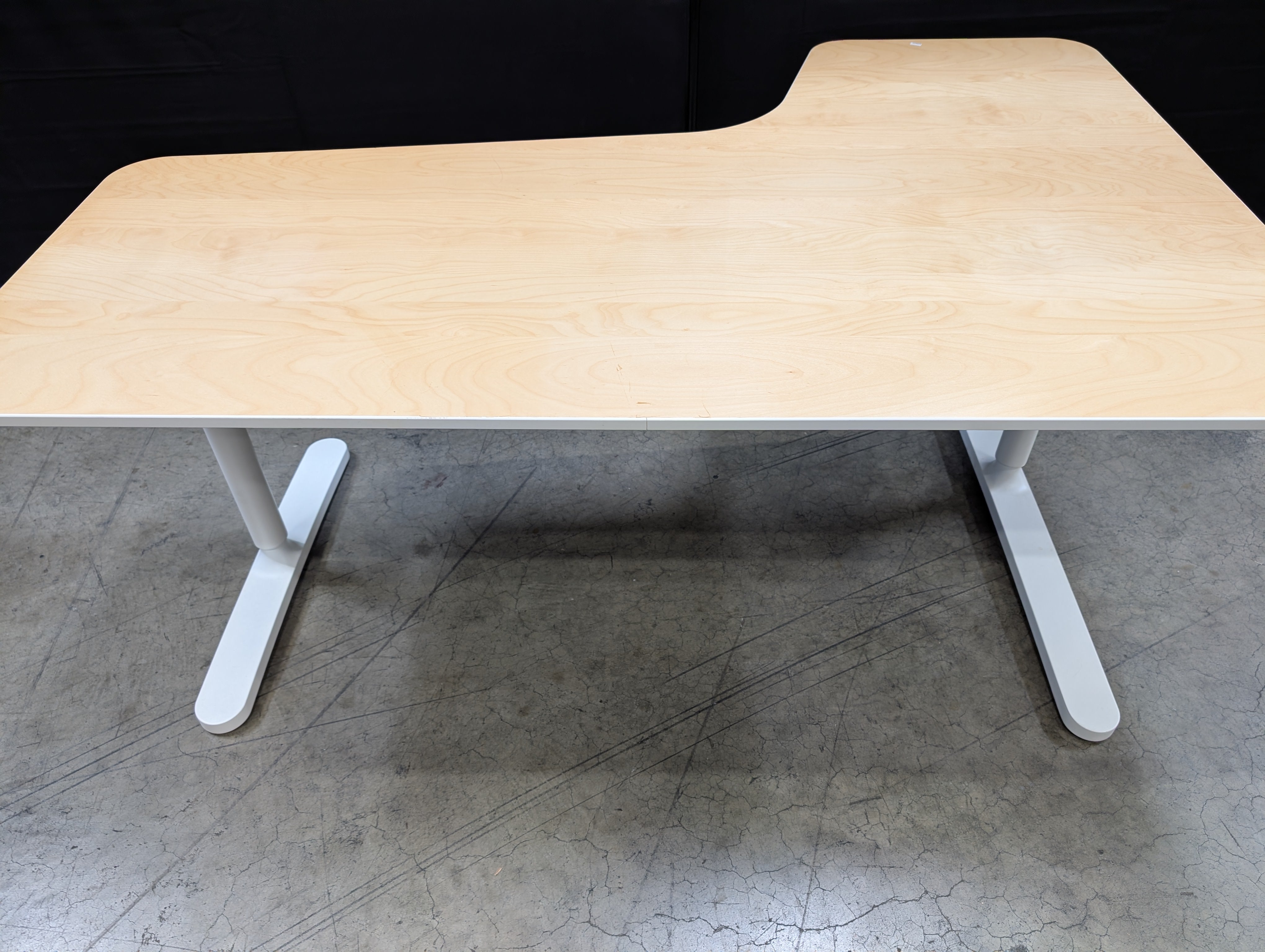 Modern White IKEA Desk