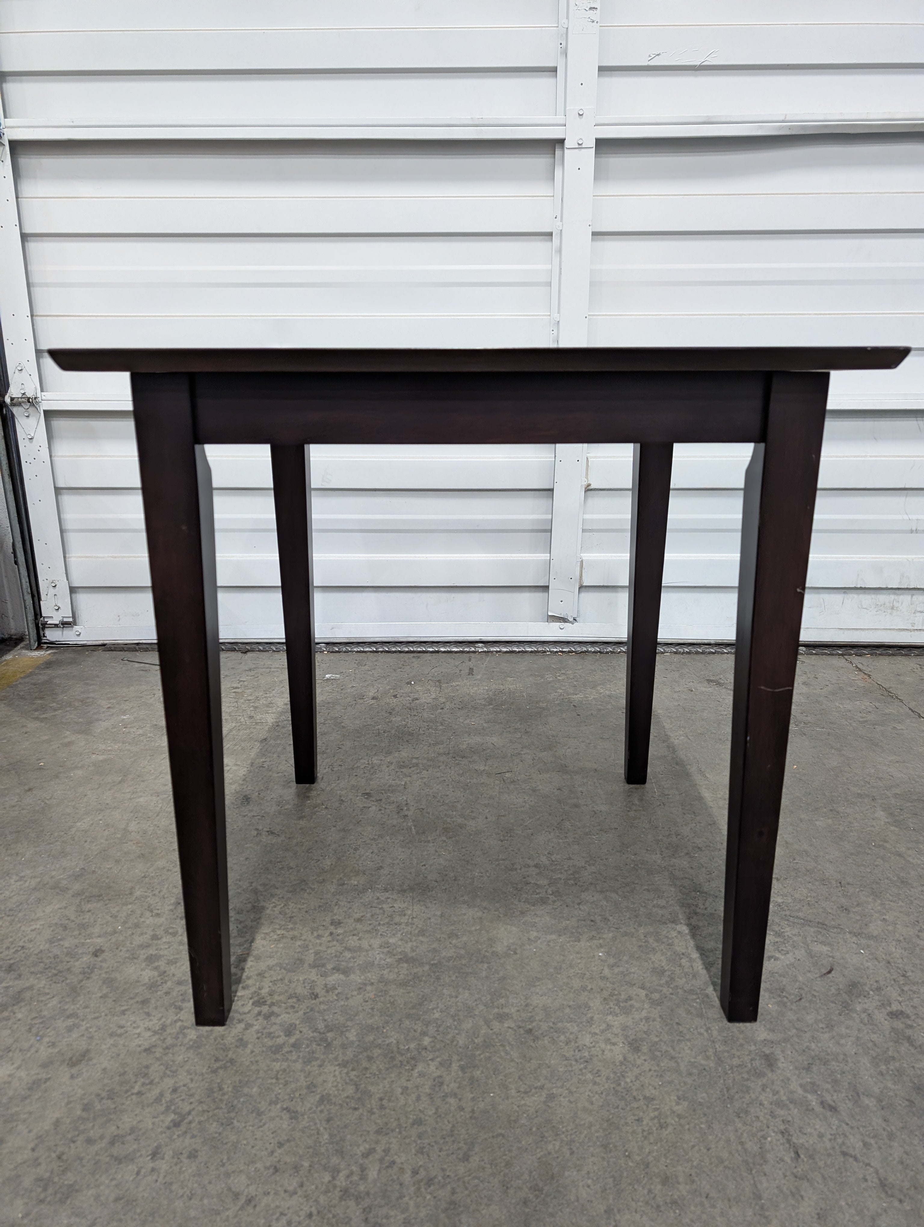 Dark Brown Square Wood Table