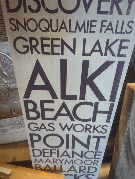 Seattle canvas print
