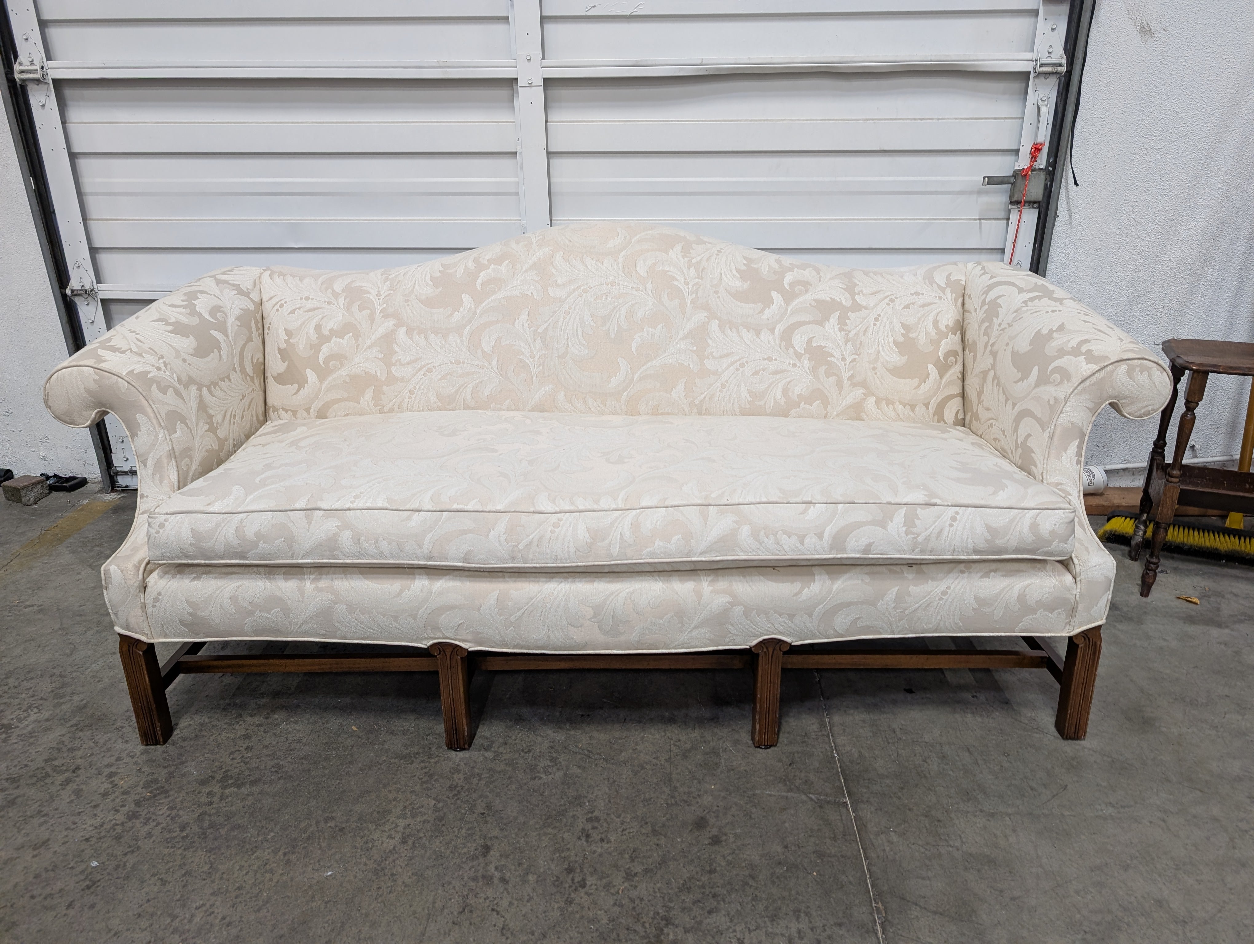 Decorative Scroll Upholstered Sofa Daybed