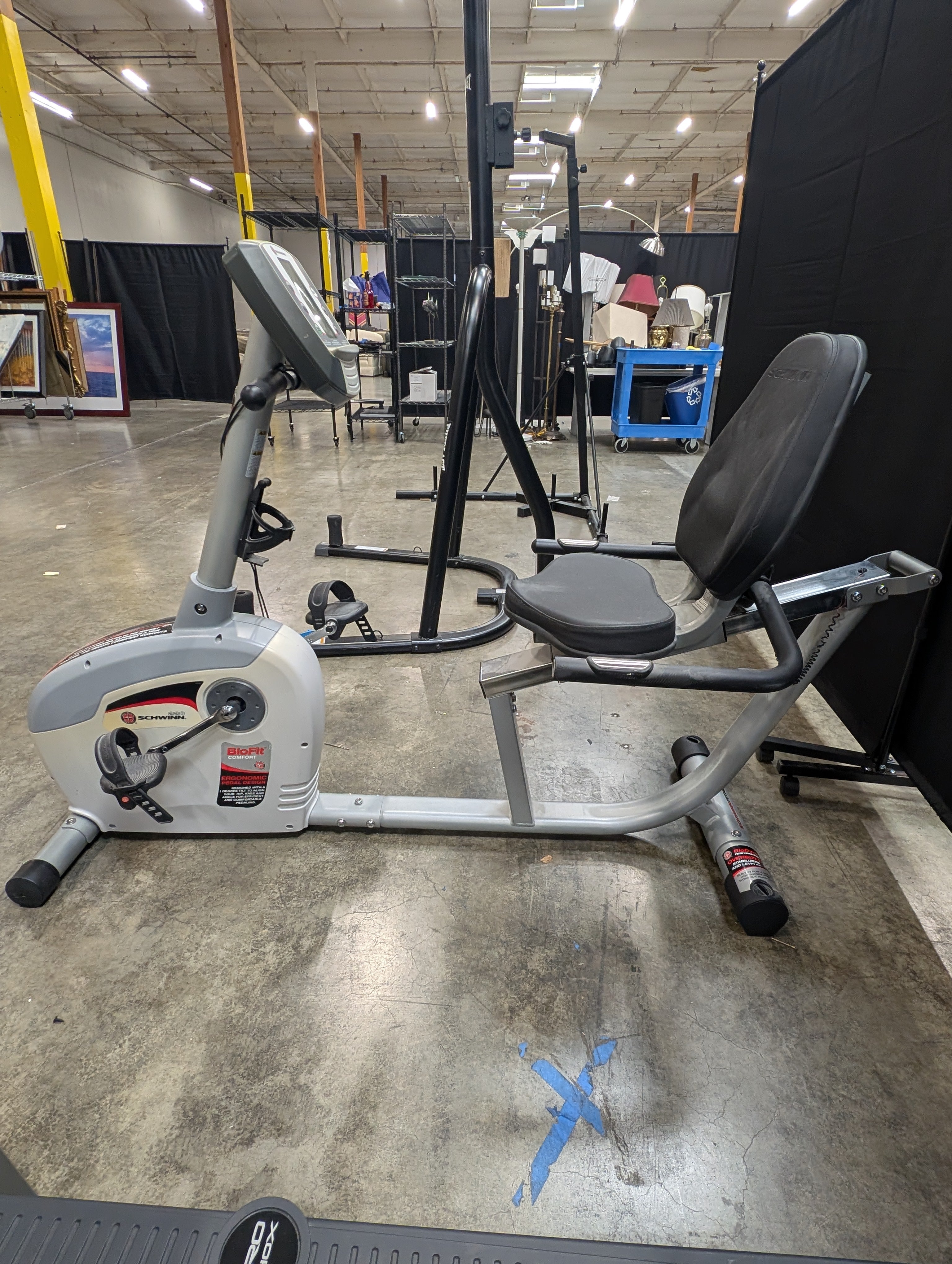 Schwinn Recumbent Exercise Bike with Digital Console