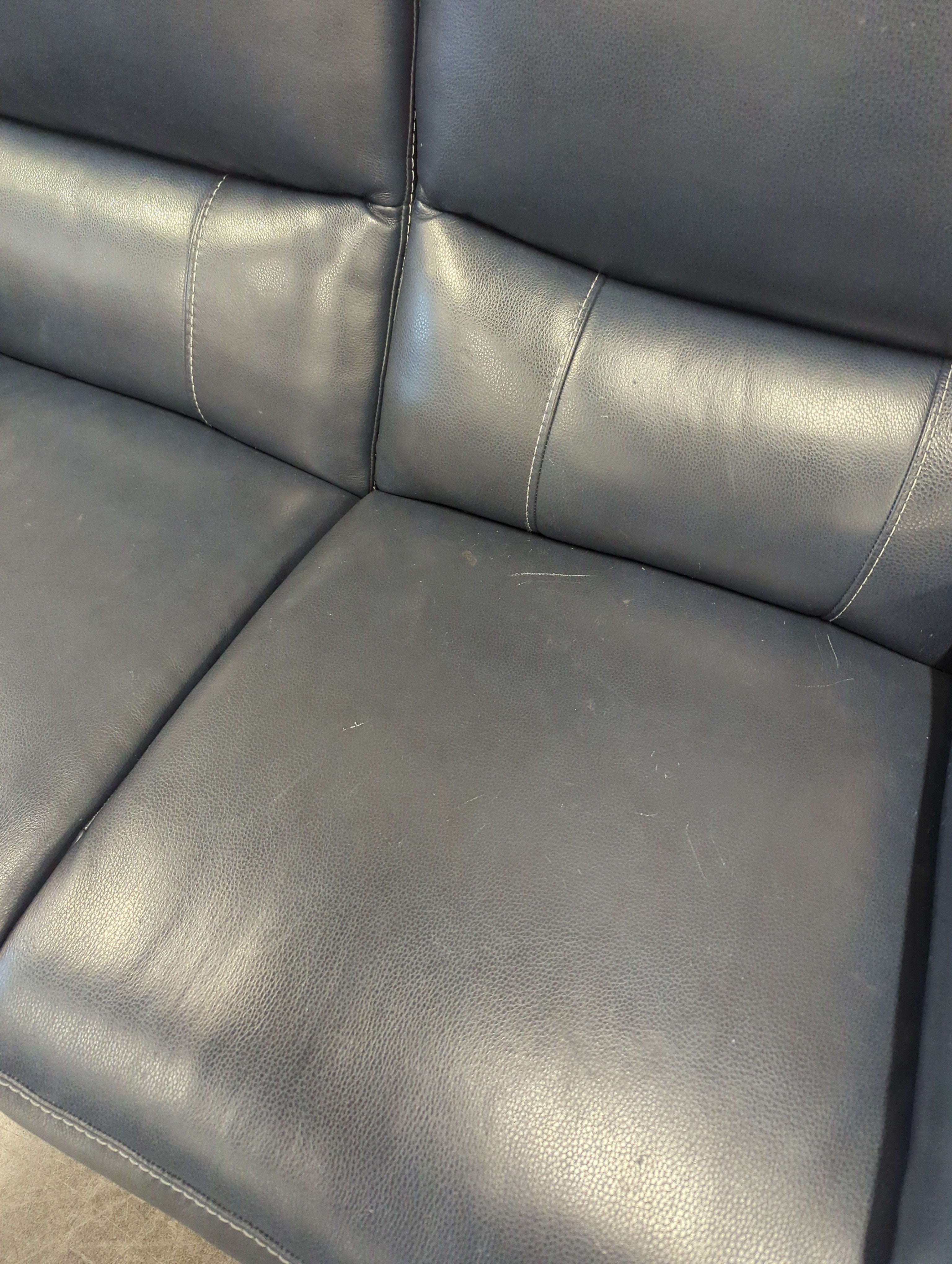 Costco Indigo Bay Leather Power Reclining Loveseat