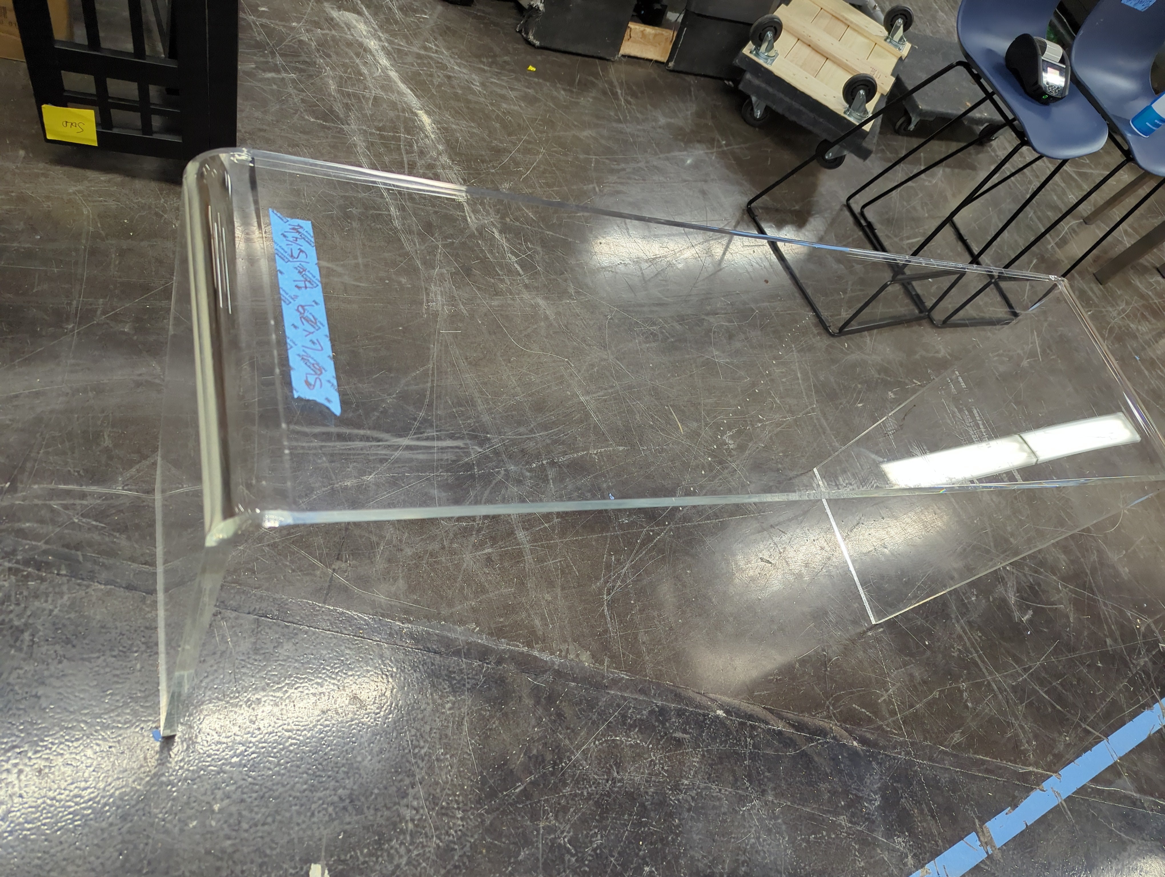 Clear Acrylic Console Table