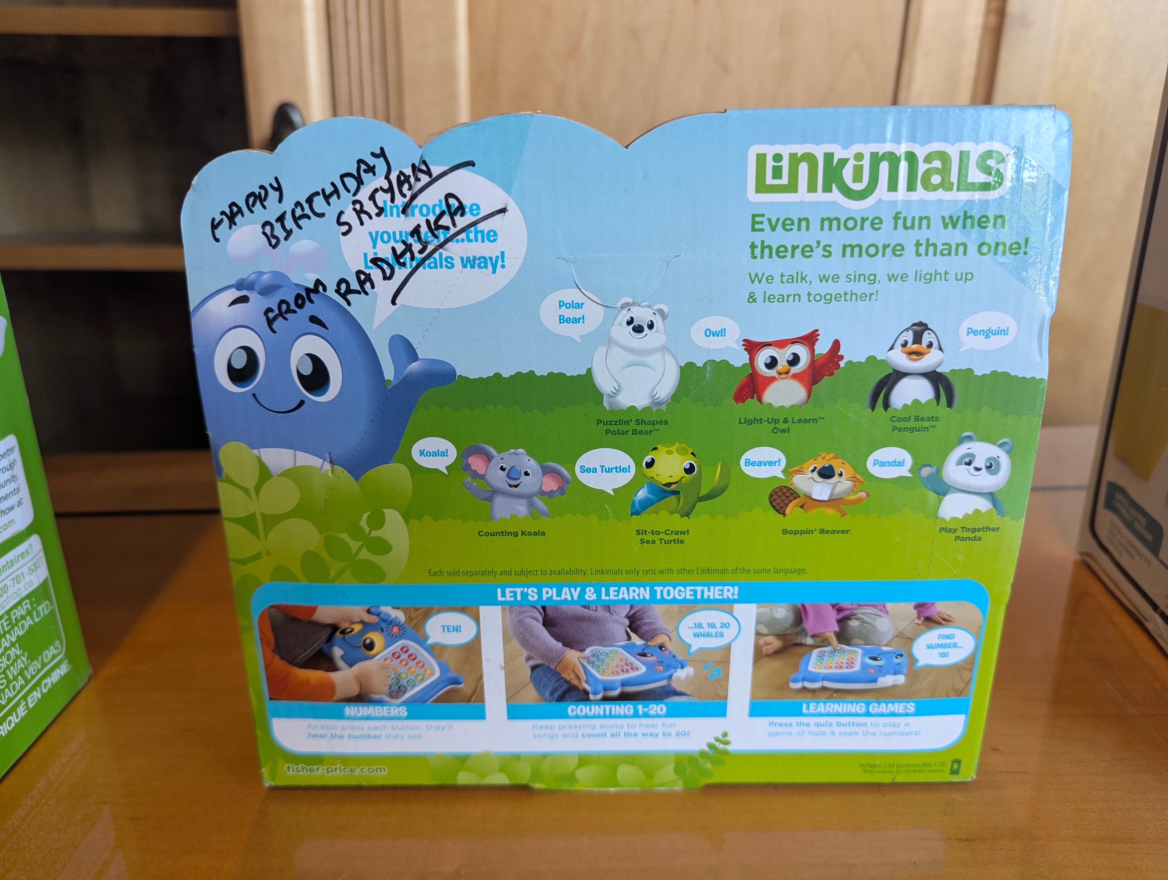Fisher-Price Linkimals 1-20 Count & Quiz Whale