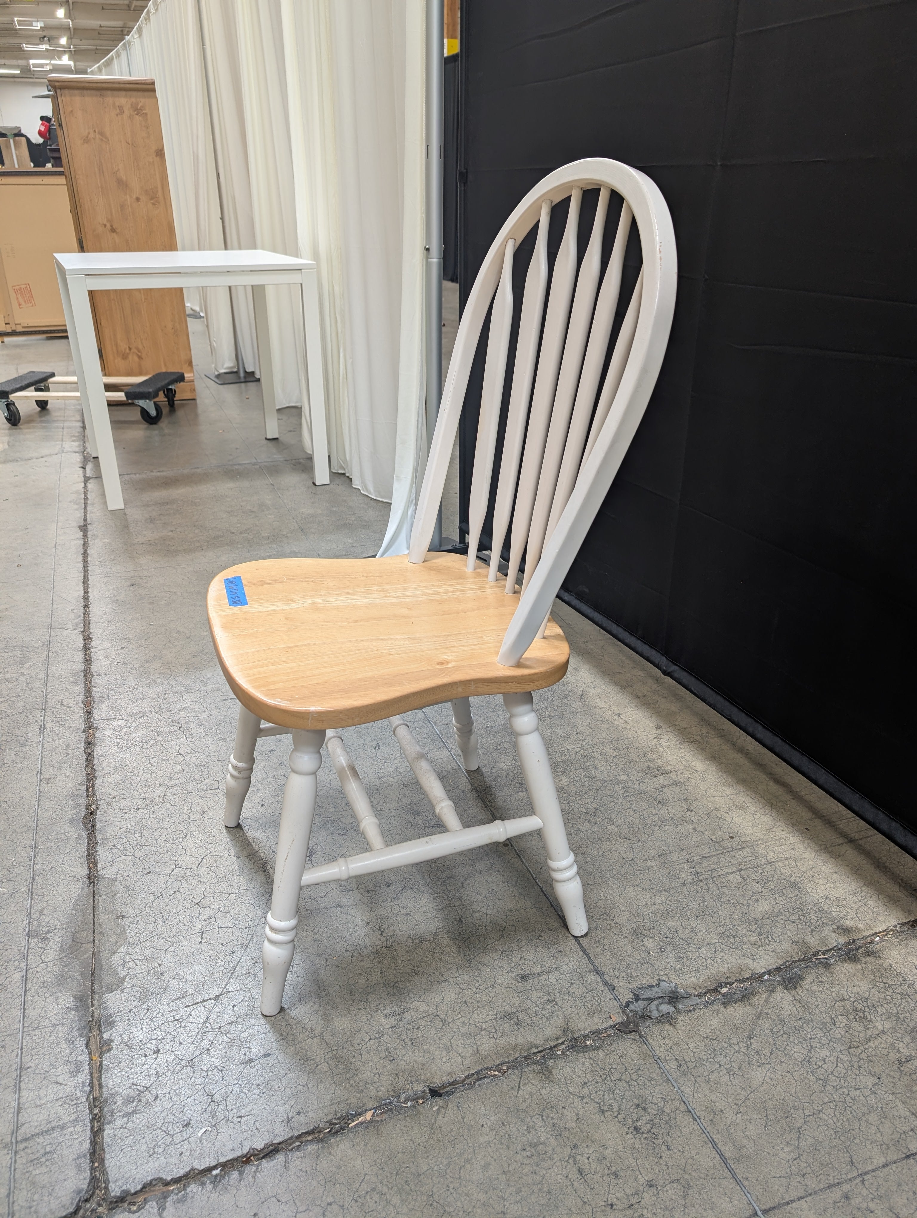 Two-Tone Windsor Style Wood Chair