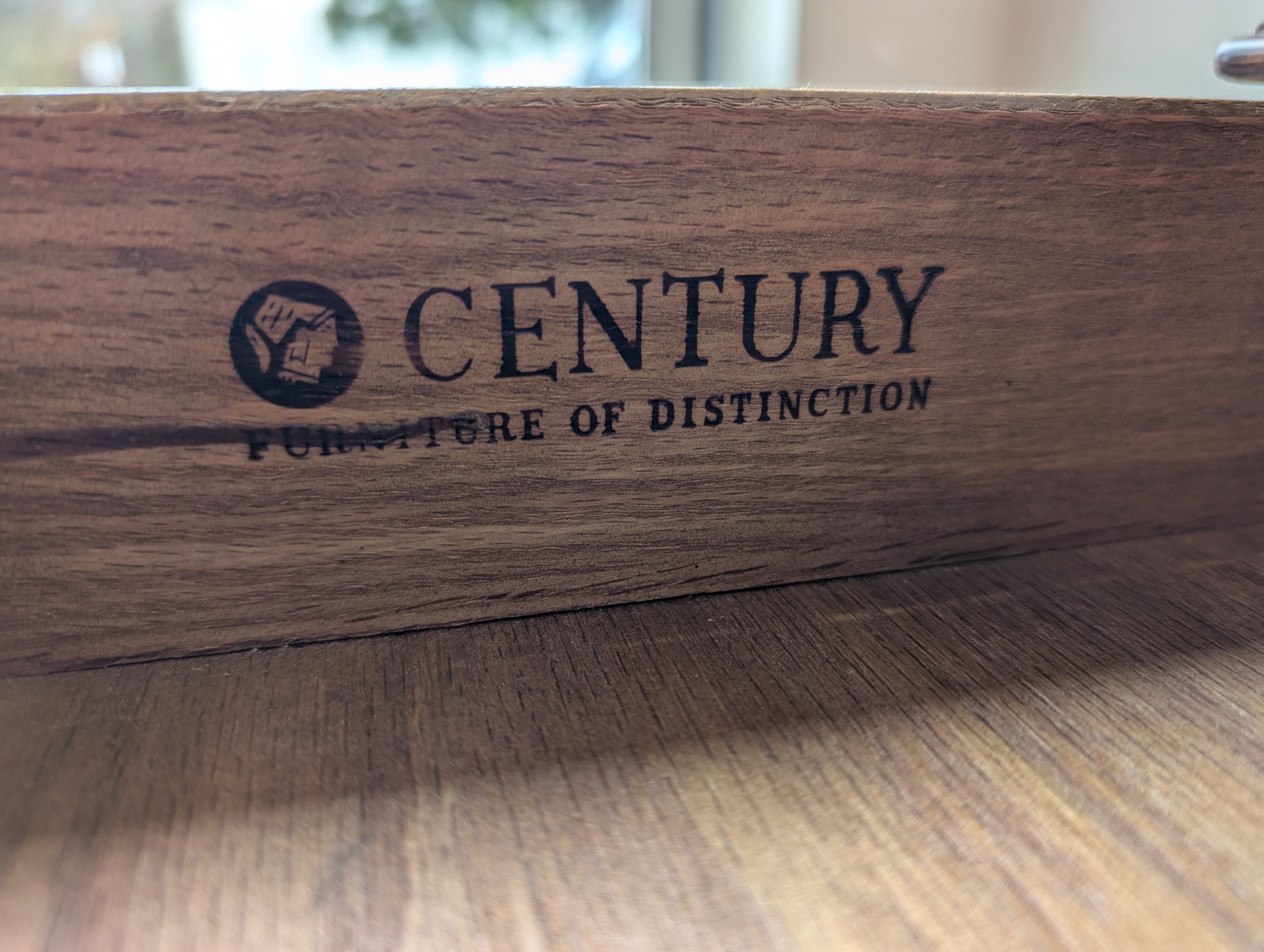 Pair of Century Furniture Traditional Wood Nightstand with Cabinet