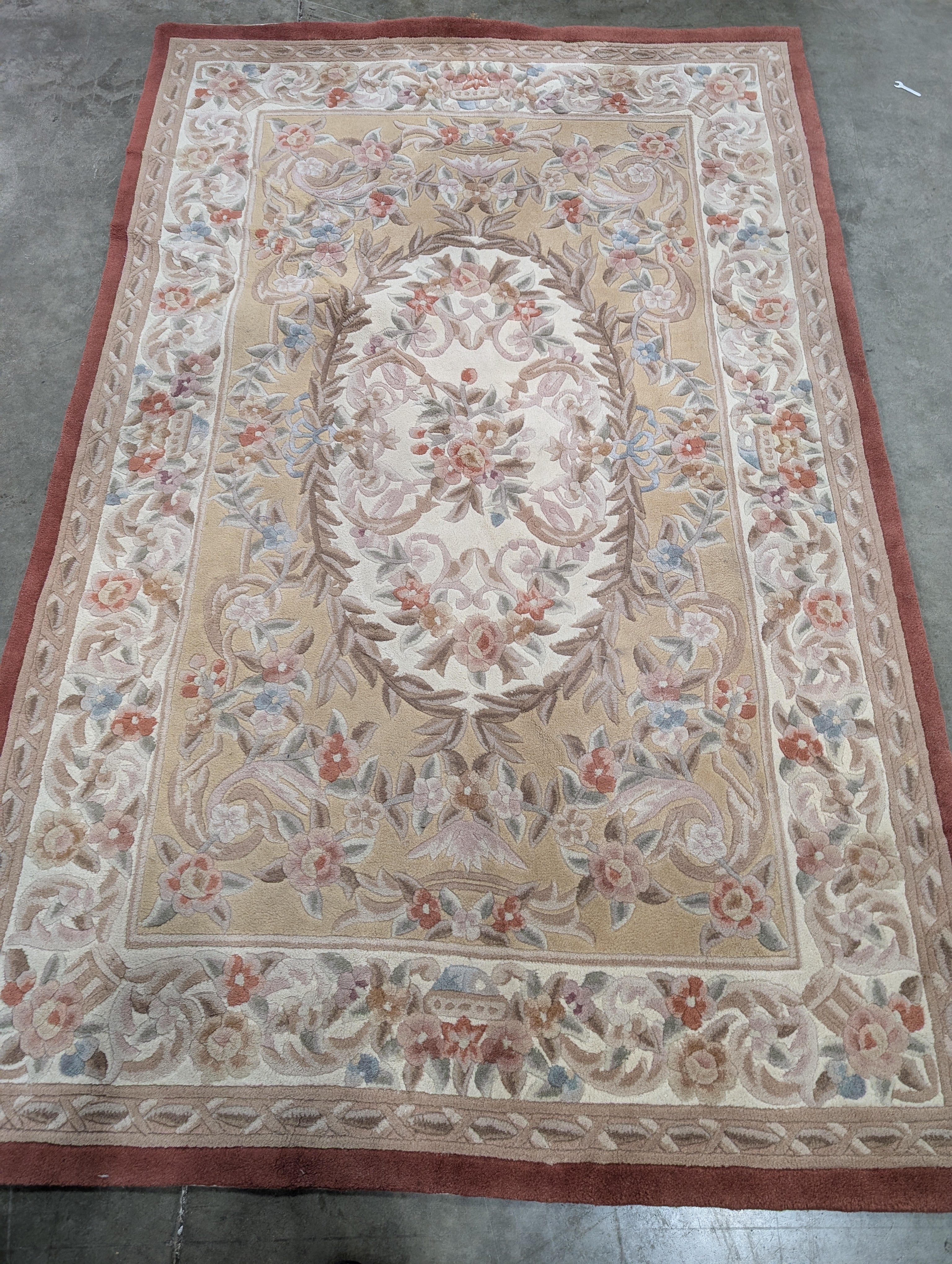 Floral Medallion Area Rug