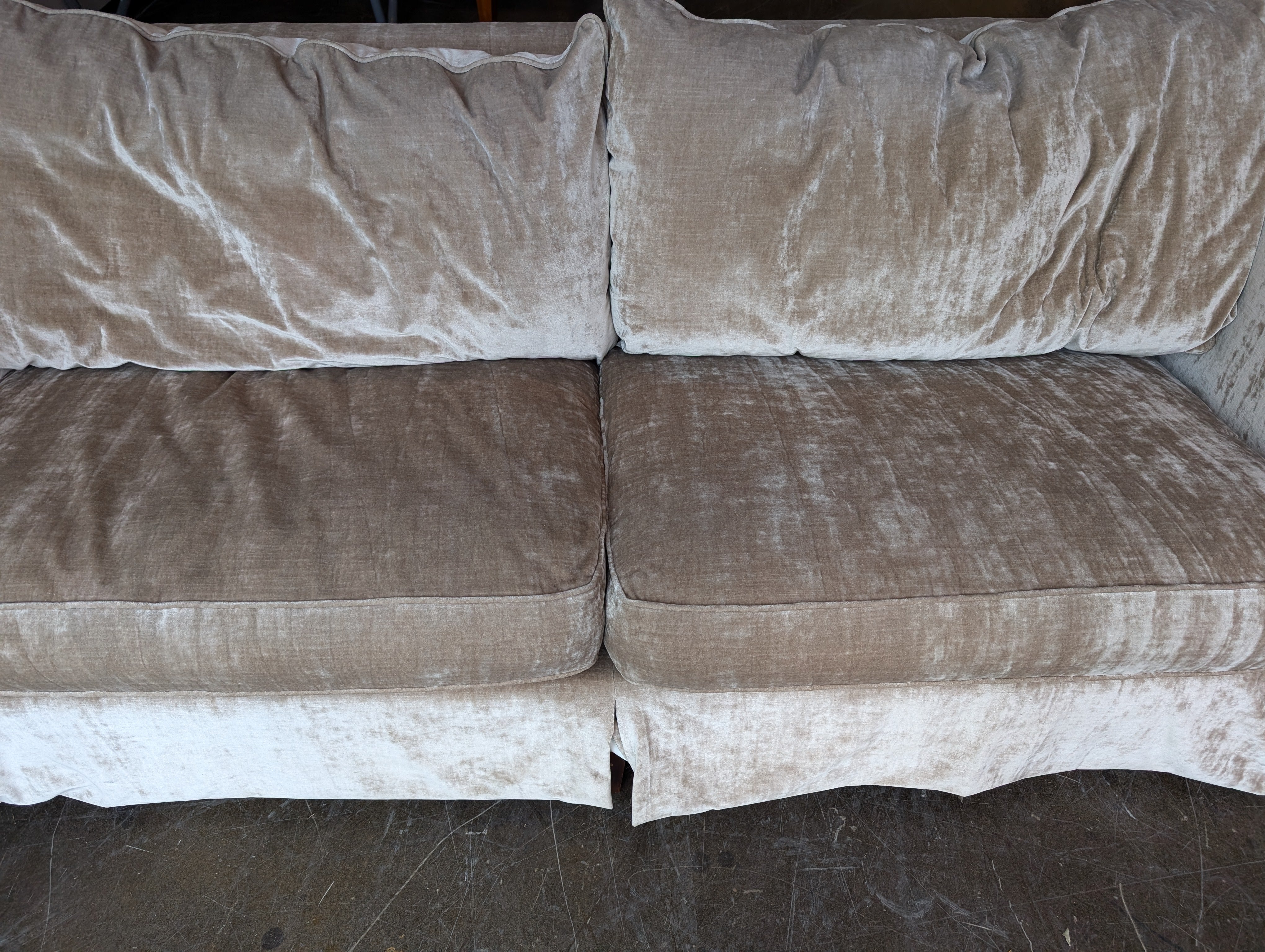 Drexel Heritage Heritage Collection Plush Velvet Sofa