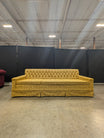 Vintage Gold FLEXSTEEL Tufted Sofa
