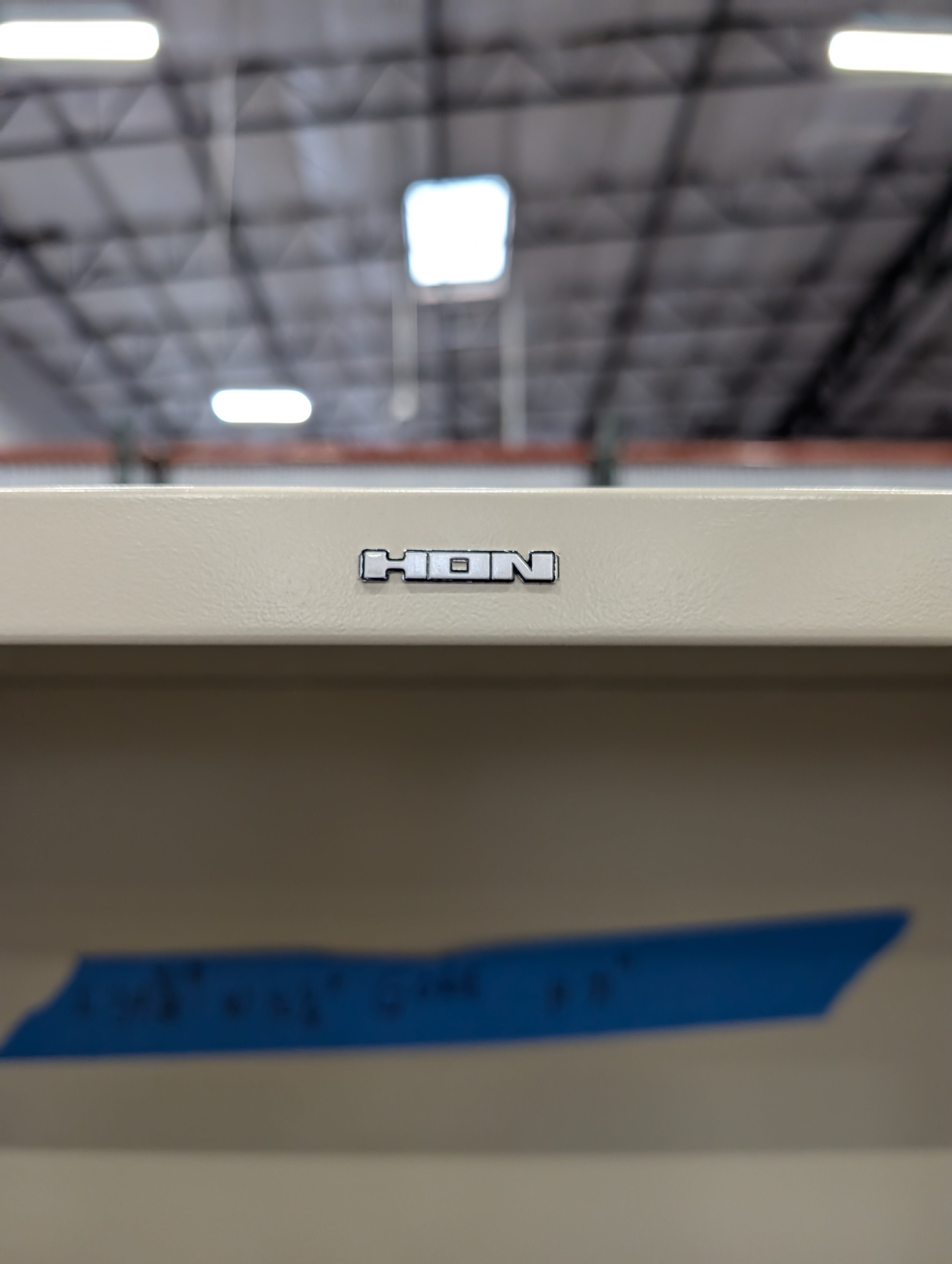 Warehouse sale-- Versatile Beige Metal Storage Bookcase with Adjustable Shelves