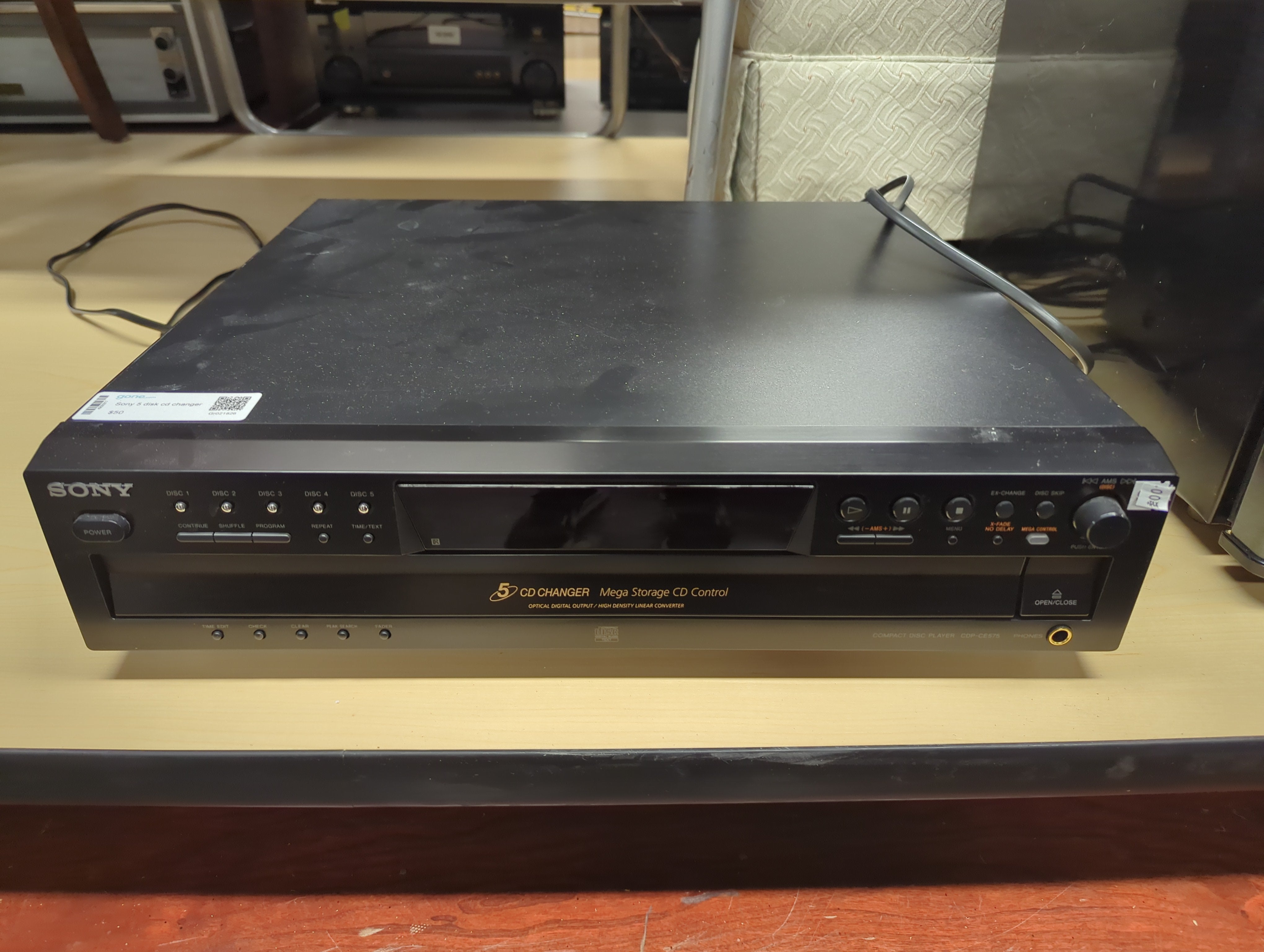 Sony 5 disk cd changer