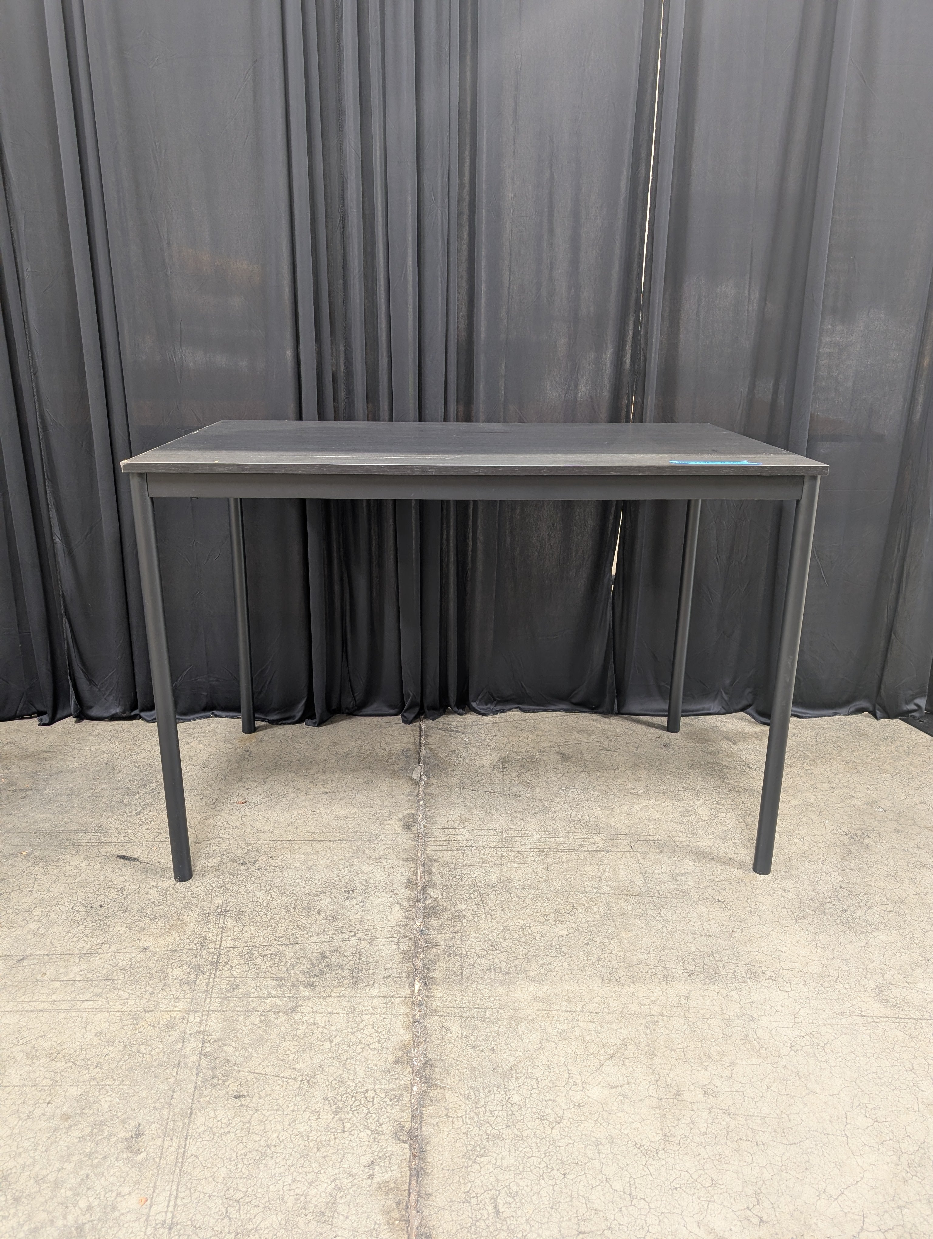 Simple Dark Grey Rectangular Desk