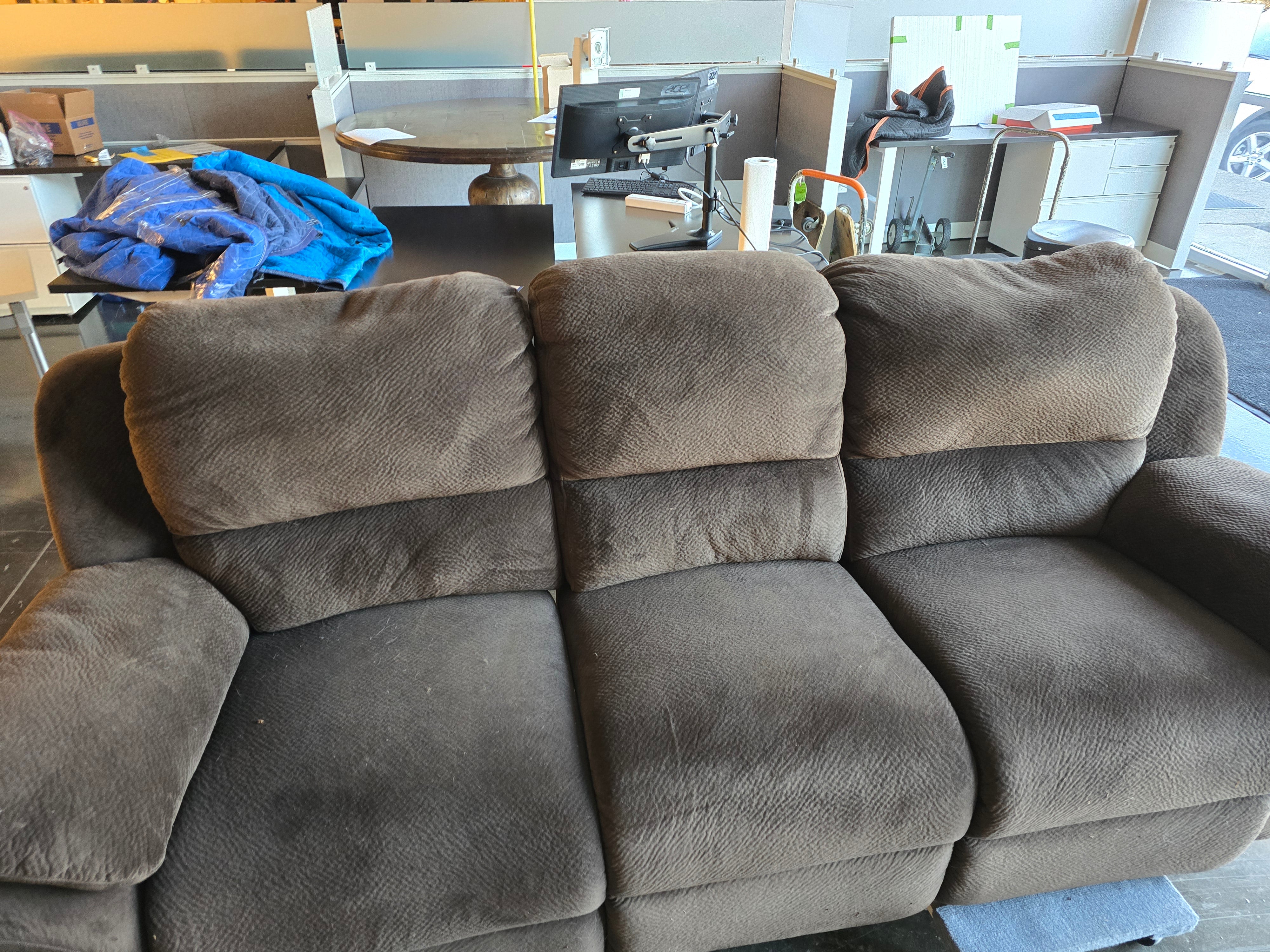 Brown Recliner Sofa