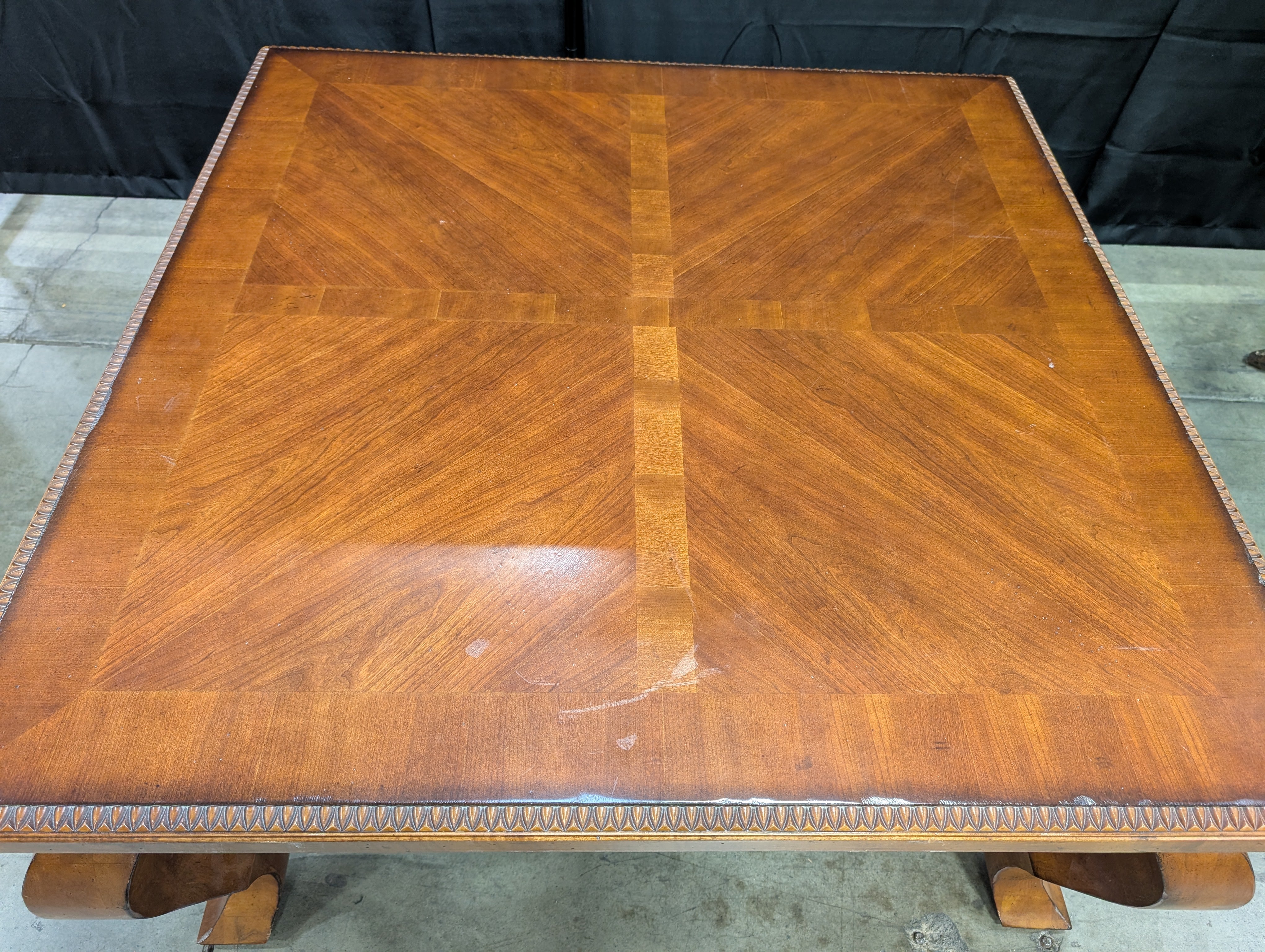 Century Furniture Clive Square Wood Cocktail Table