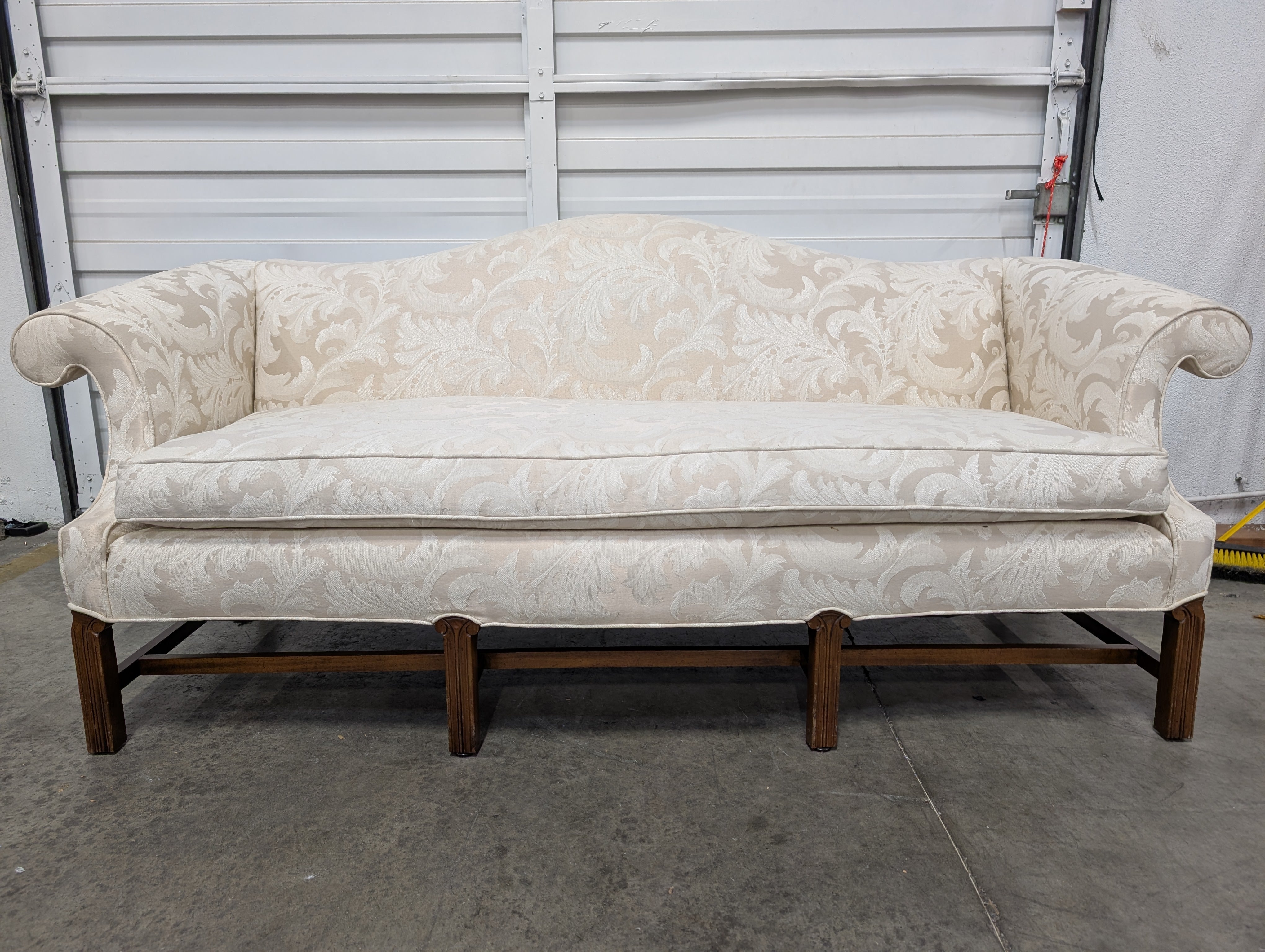 Decorative Scroll Upholstered Sofa Daybed