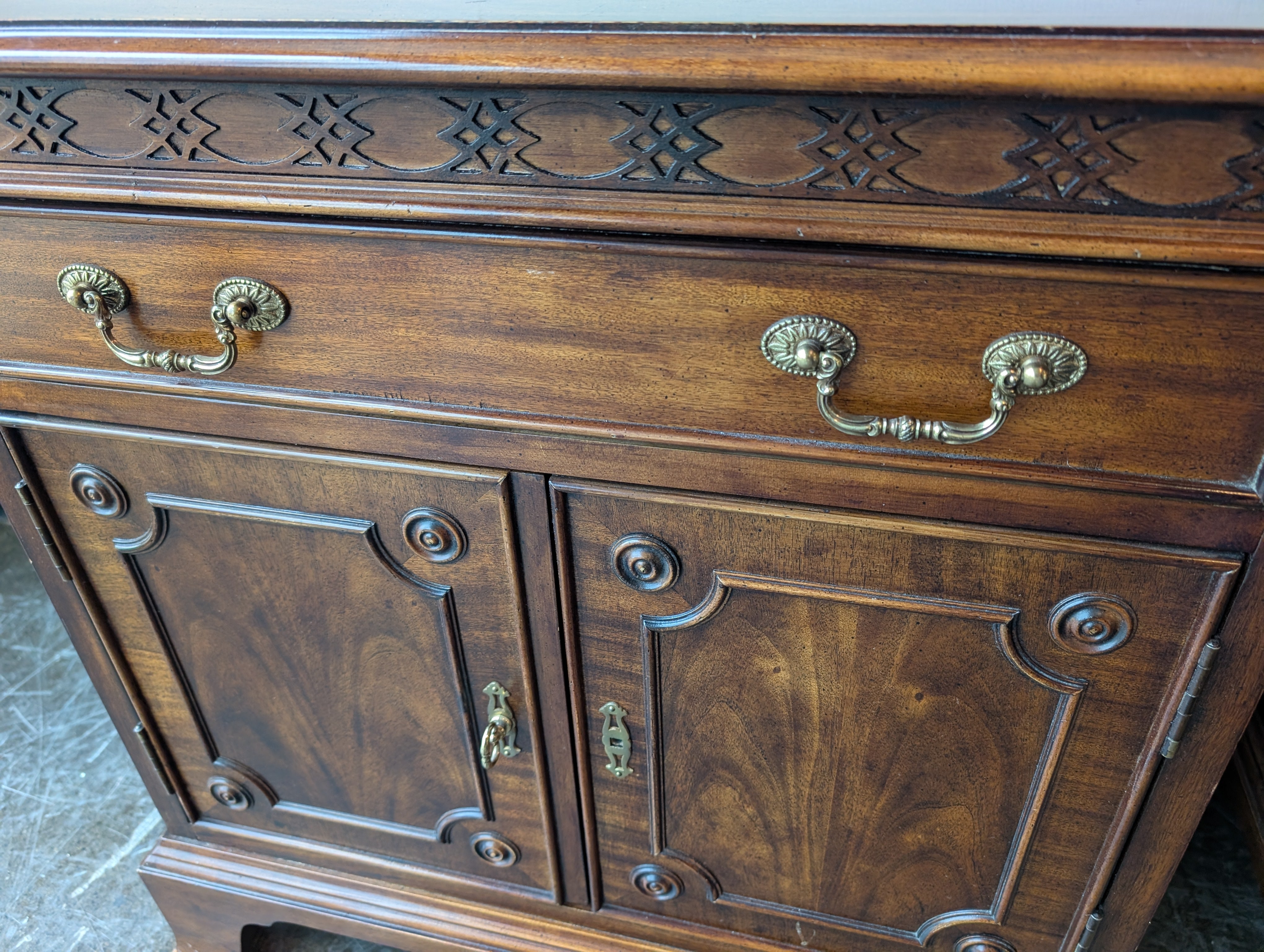 Pair of Century Furniture Traditional Wood Nightstand with Cabinet
