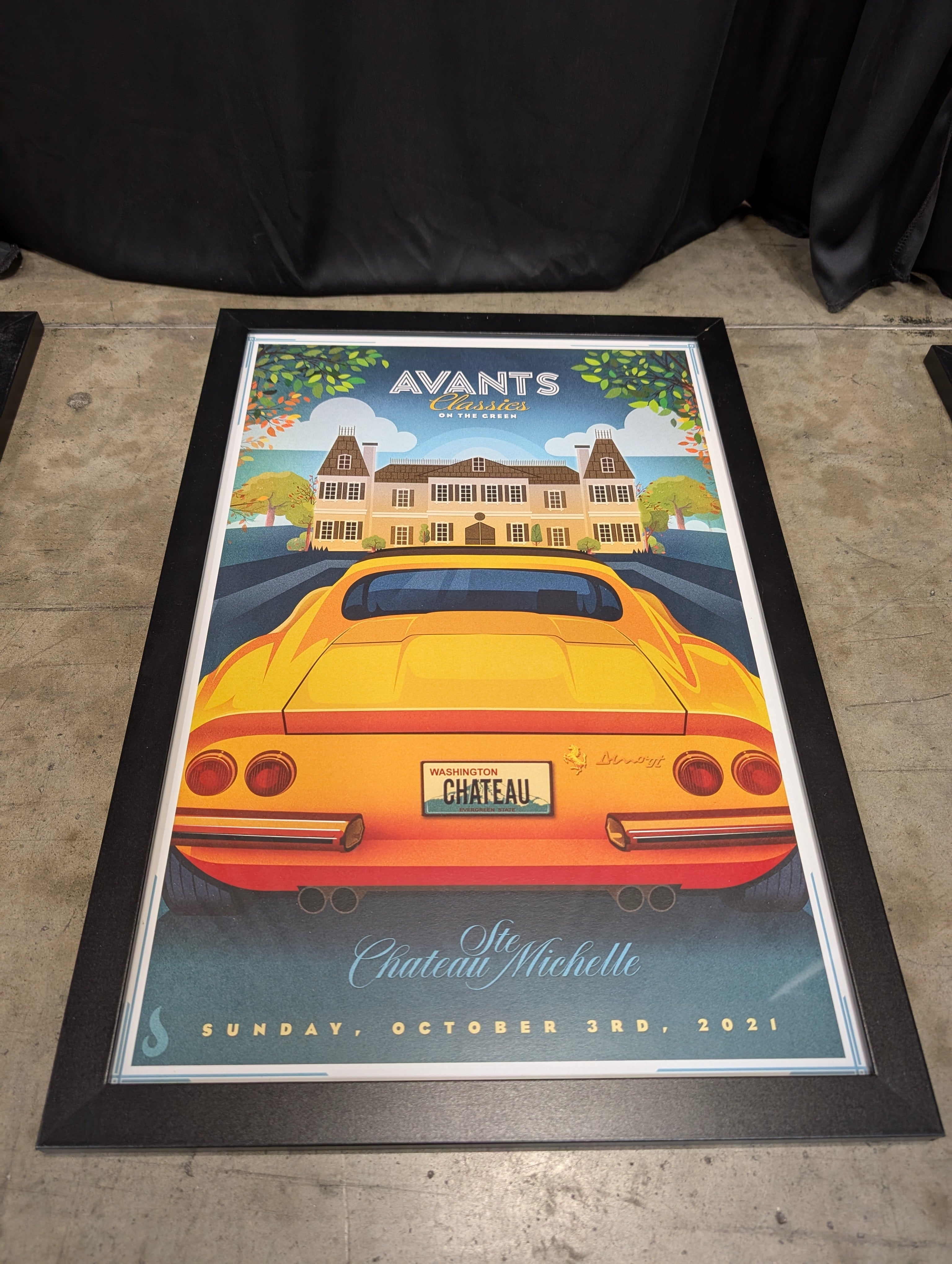 Avants Classics 2021 Event Poster with Black Frame