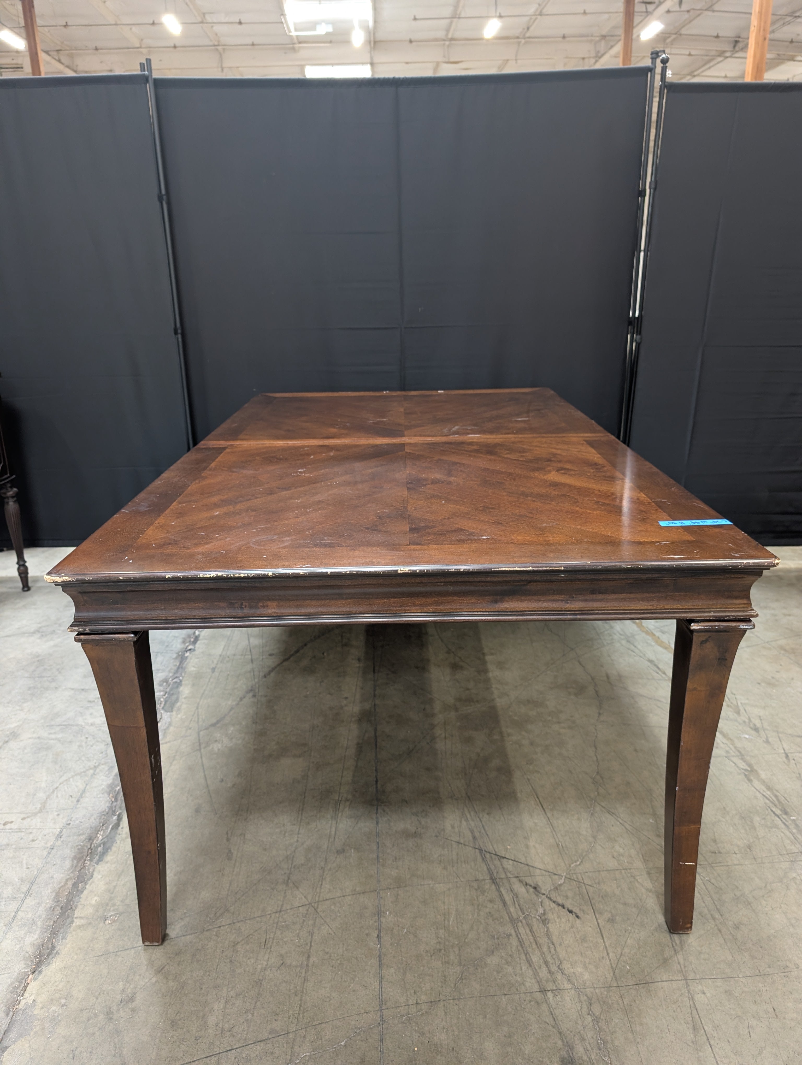 Traditional Dark Wood Dining Table