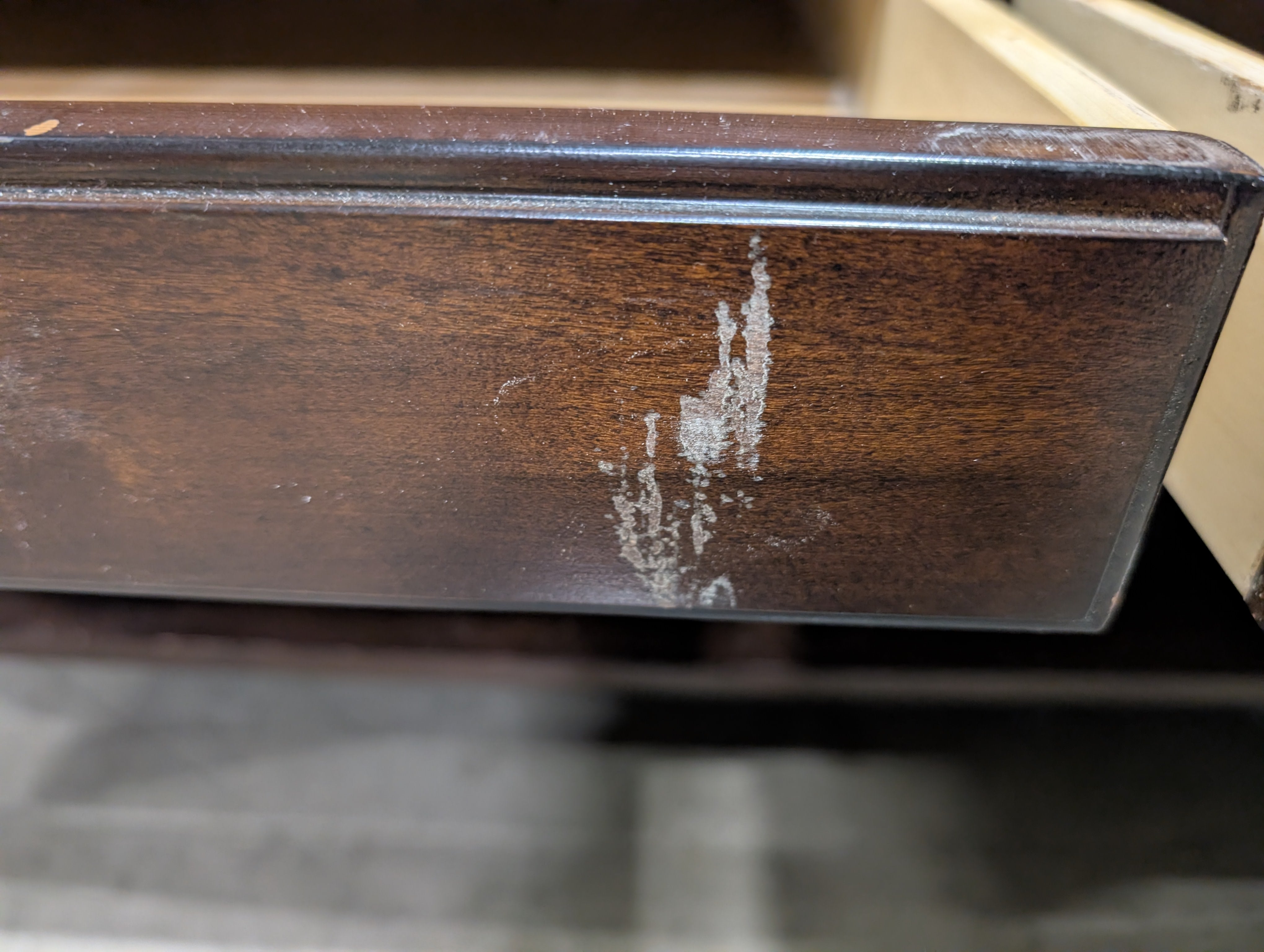 BASSETT Coffee Table with Storage Drawers and Lower Shelf
