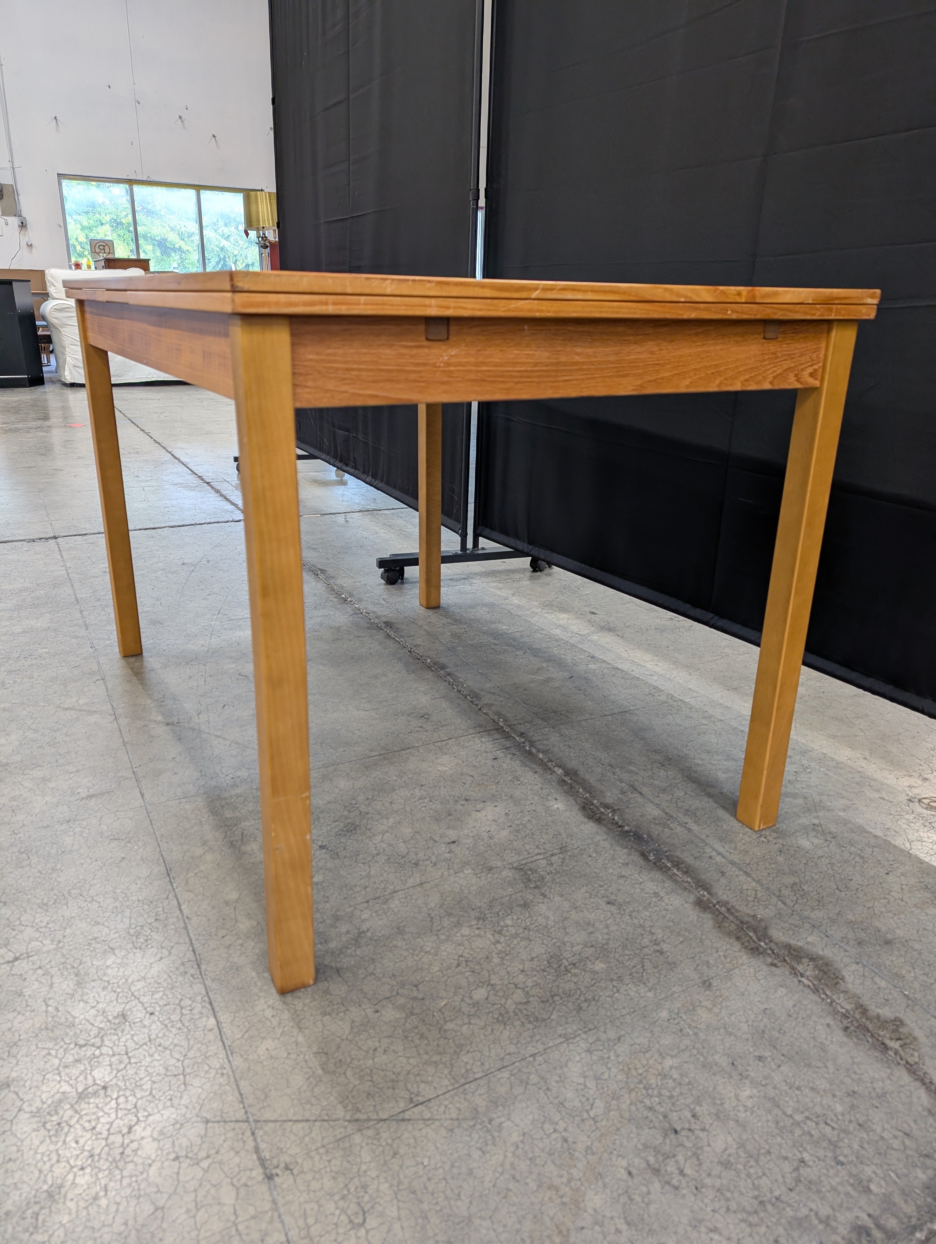 Compact Wooden Dining Set with Upholstered Seating