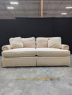 Cream Patterned Baker furniture Two-Cushion Loveseat