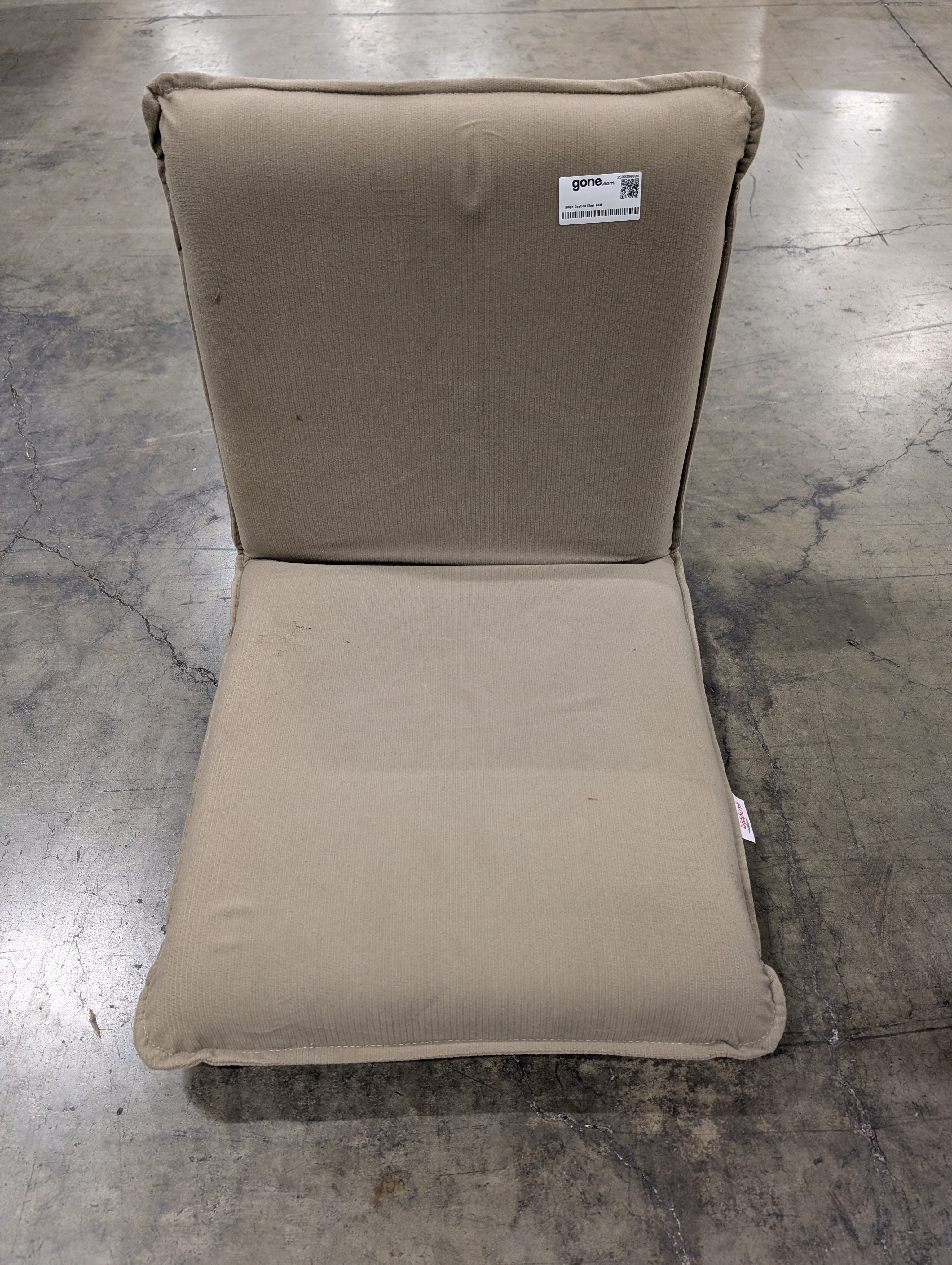 Beige Cushion Chair Seat