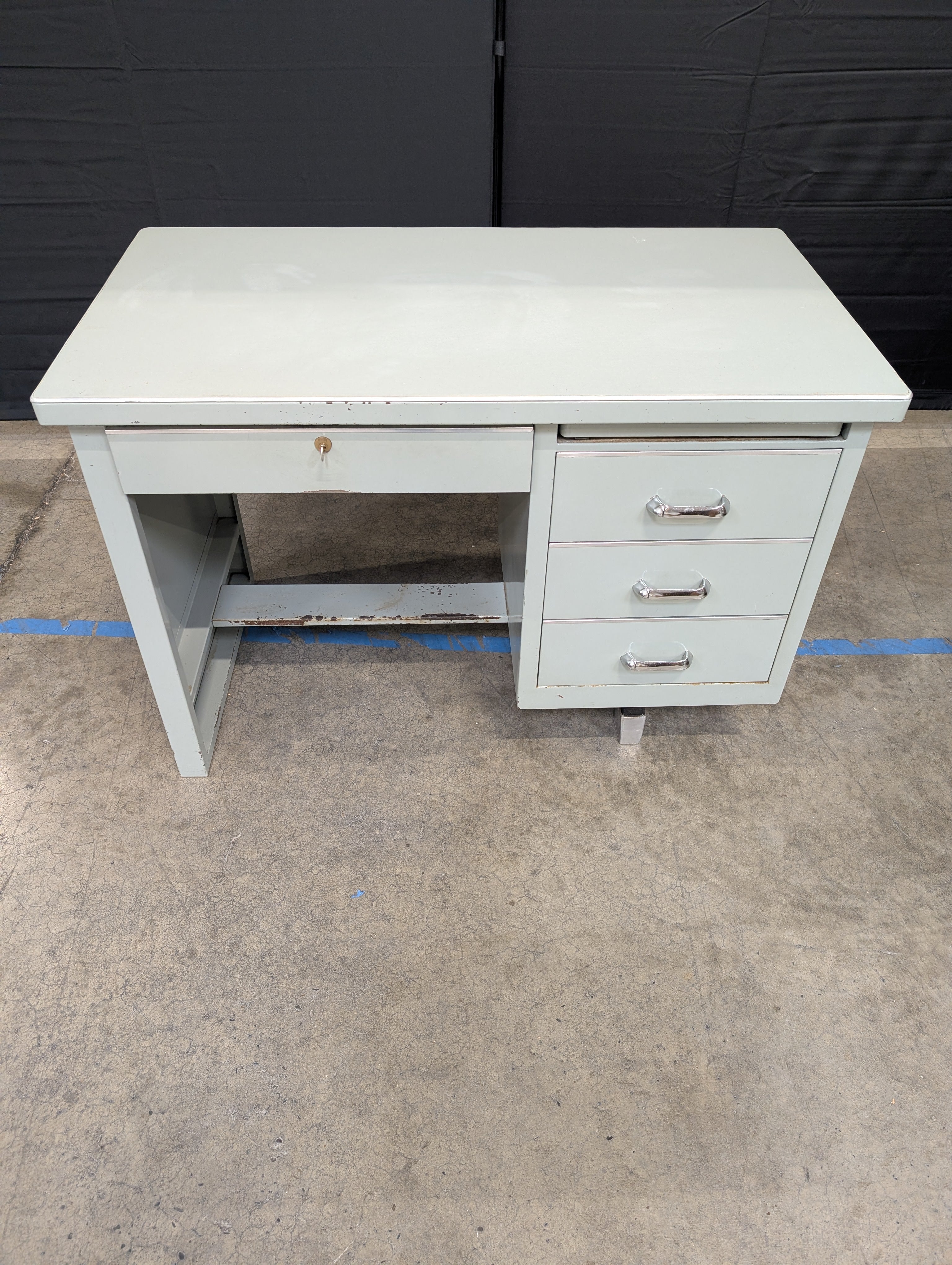 Vintage Industrial Steel Office Desk