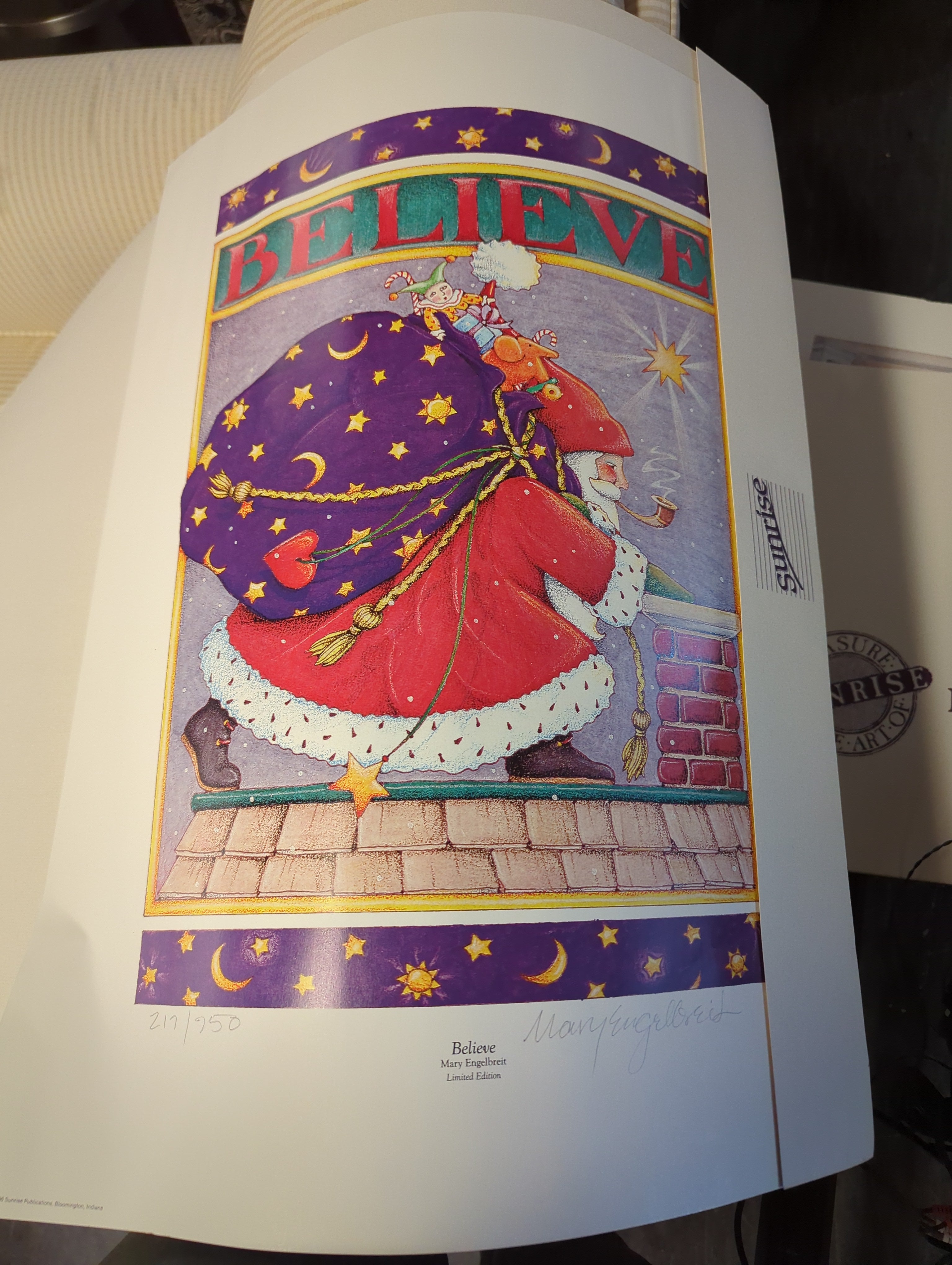 Mary Engelbreit "Believe " print