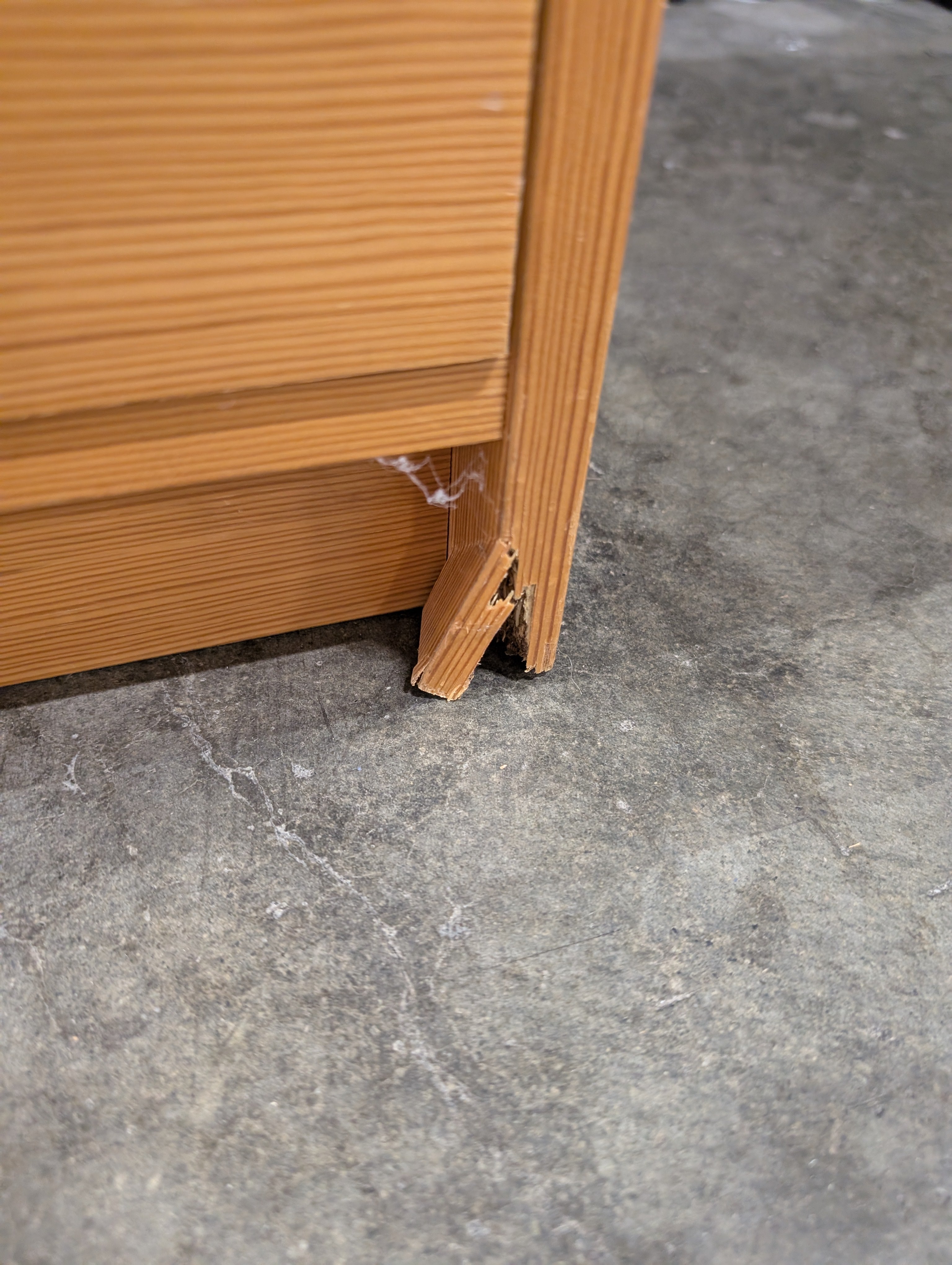 Natural Pine Five-Drawer Dresser in Light Wood
