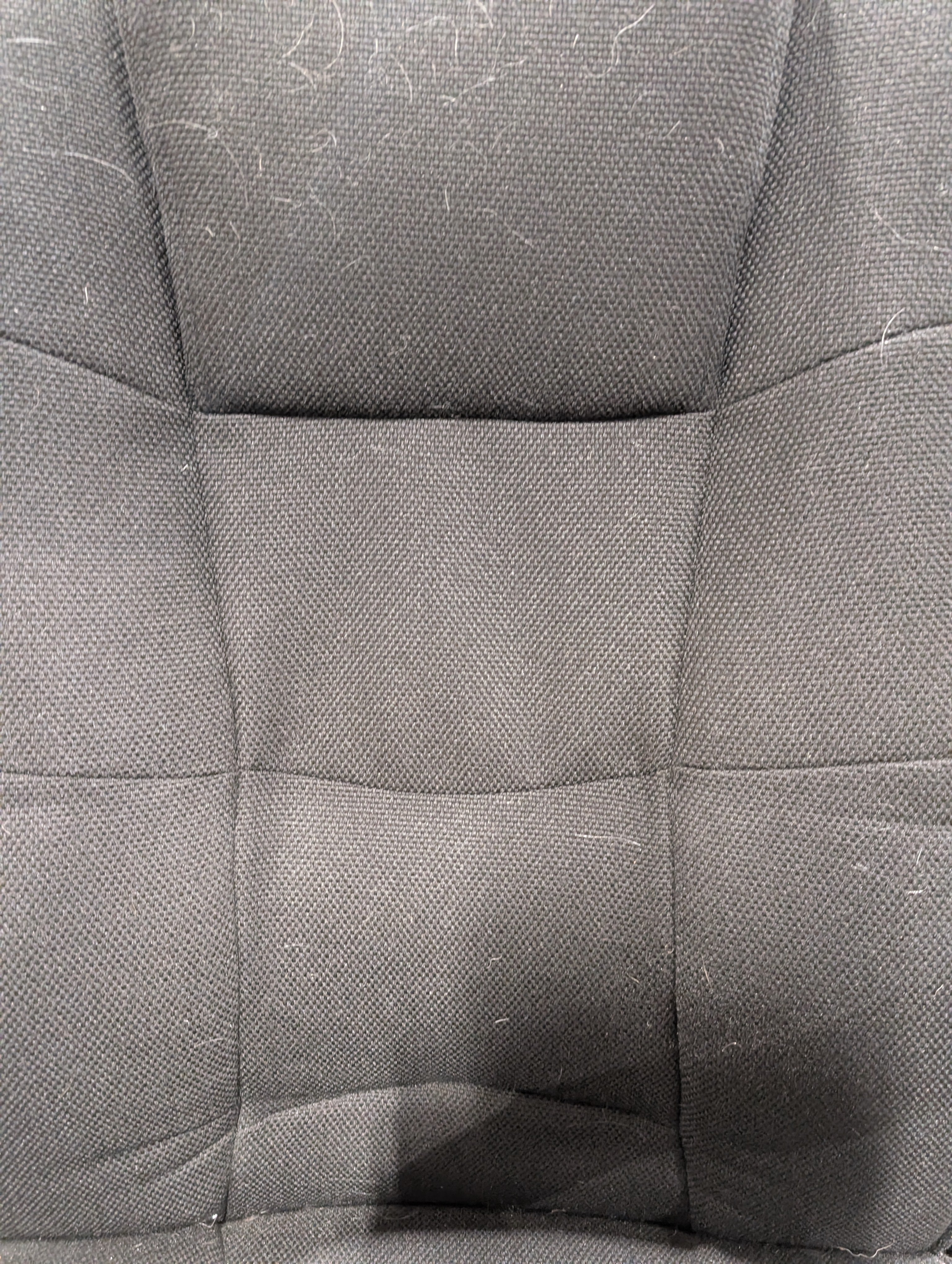 Comfortable Black Fabric High-Back Office Chair