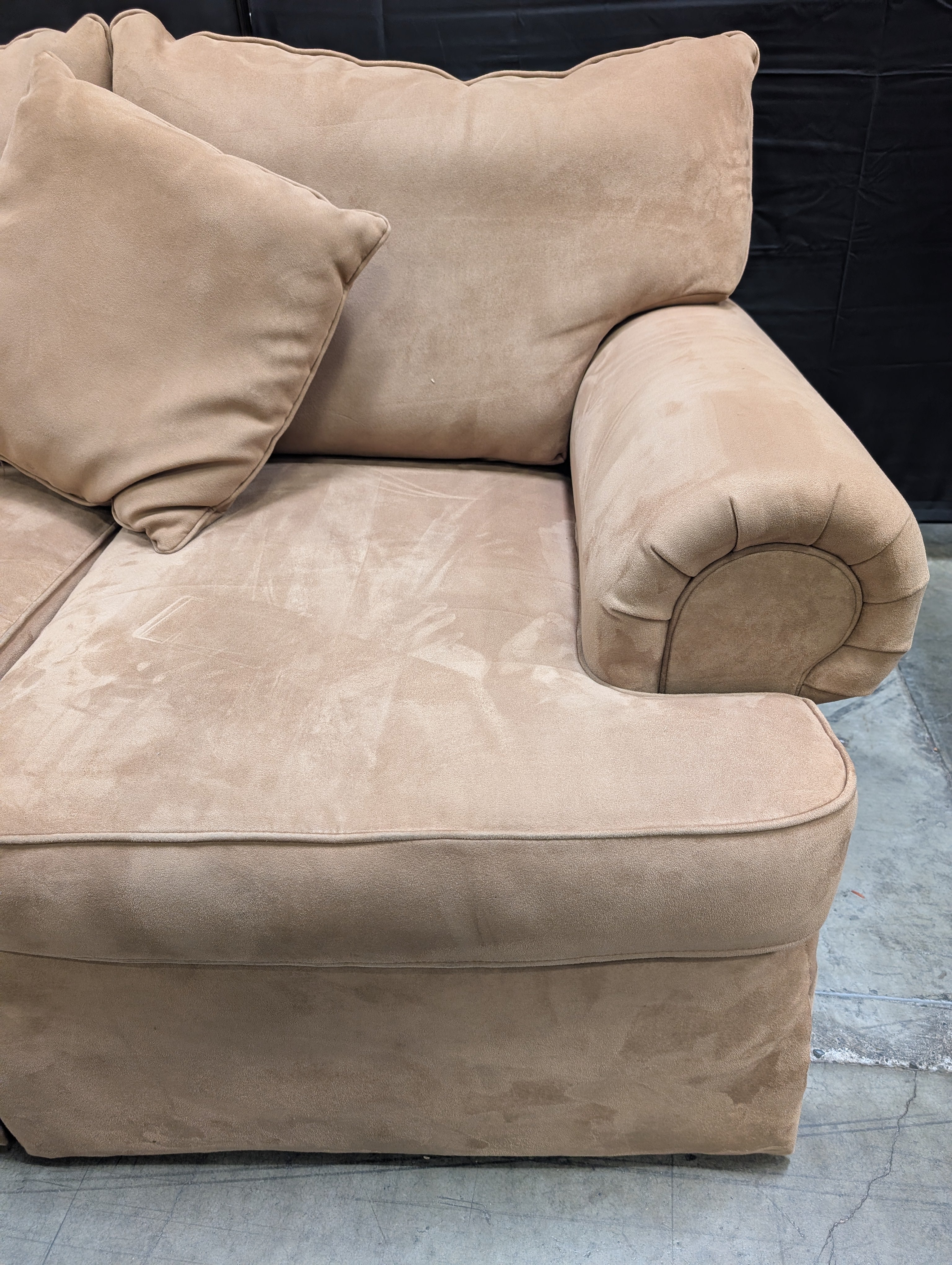 Neutral Beige Flexsteel Sofa